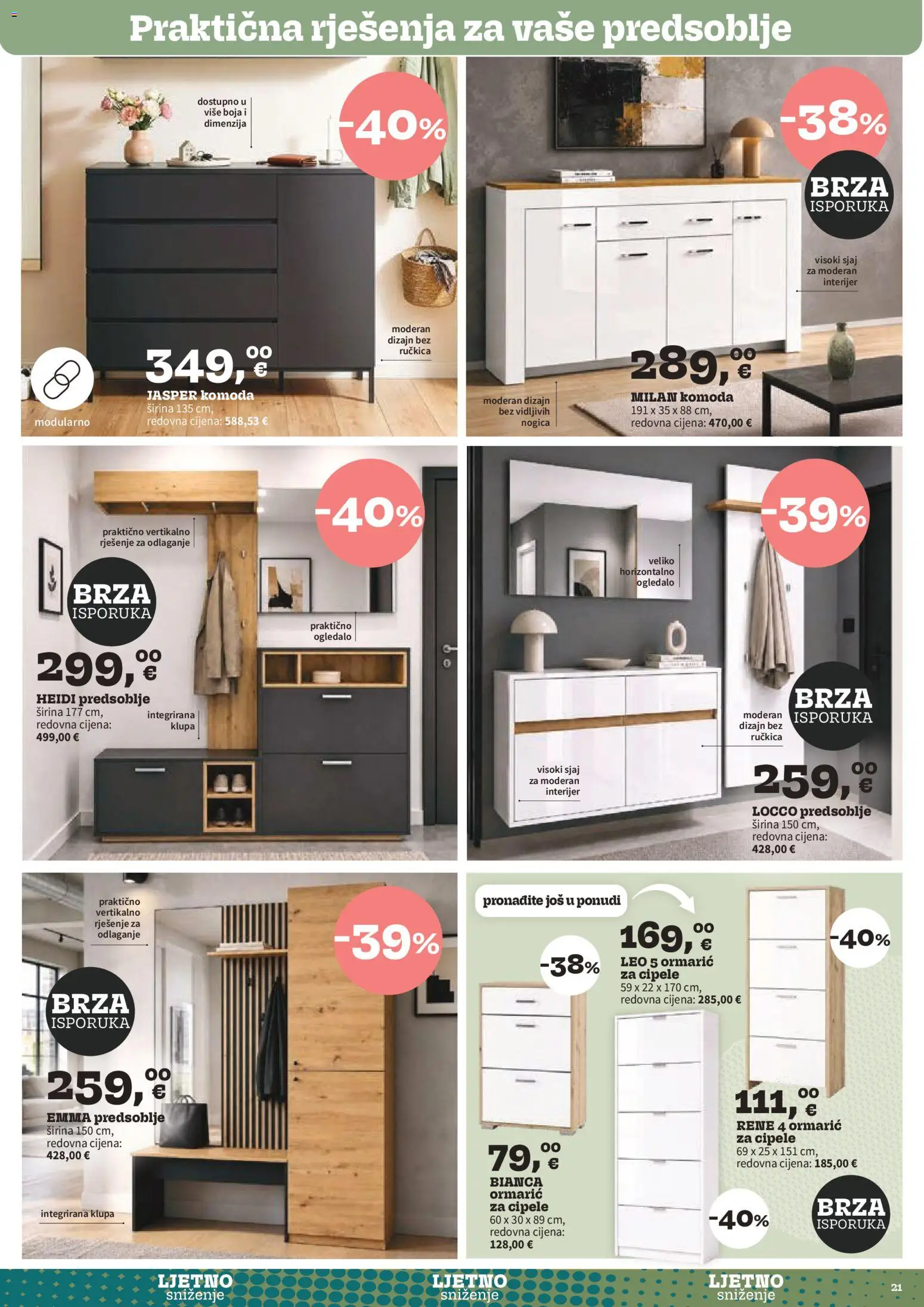 Prima katalog | vrijedi od 01.08.2026 | Stranica: 21 | Proizvodi: Komoda, Ogledalo