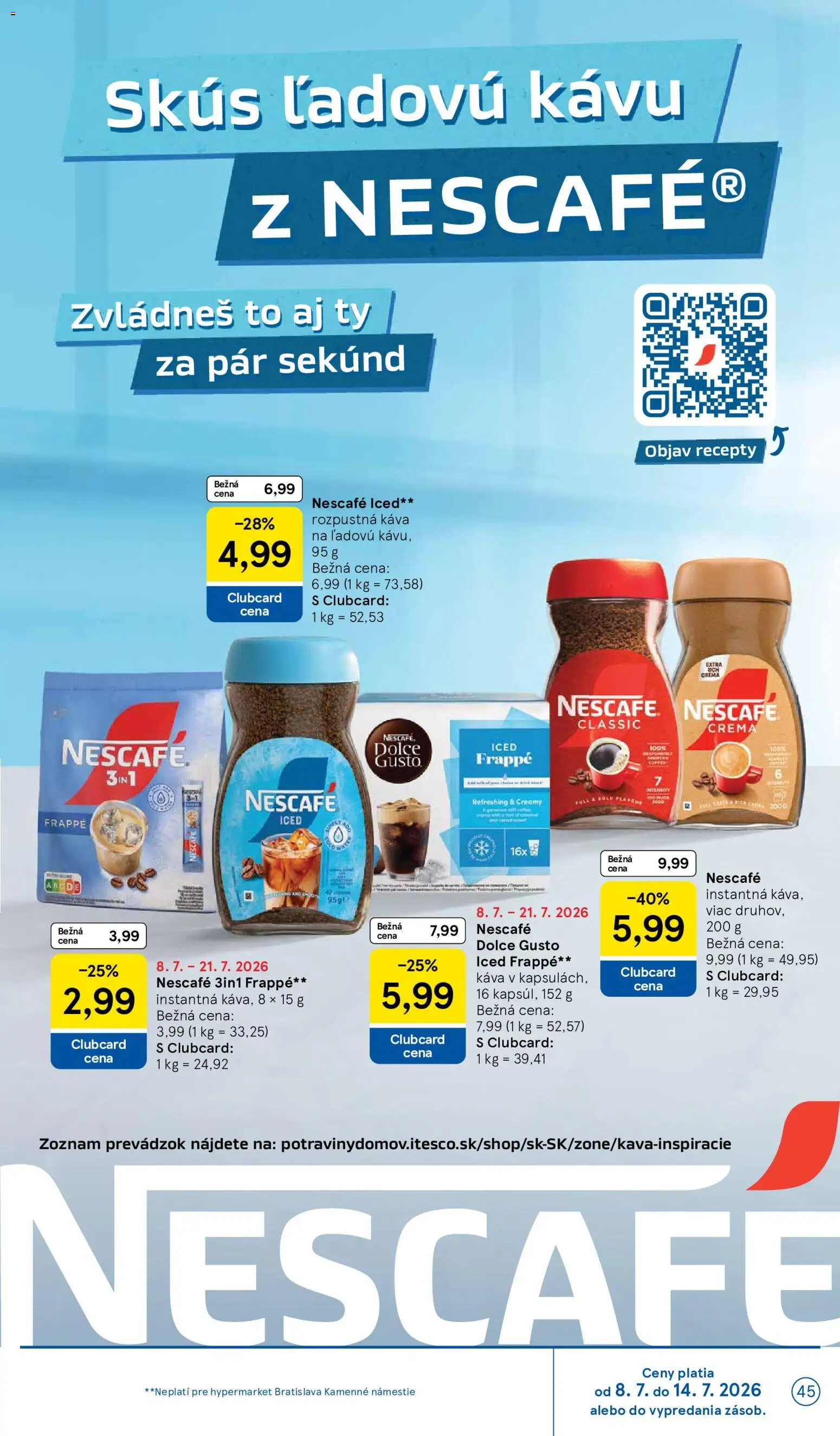 Nové Tesco akcie – leták je platný od 08.07.2026 | Strana: 45