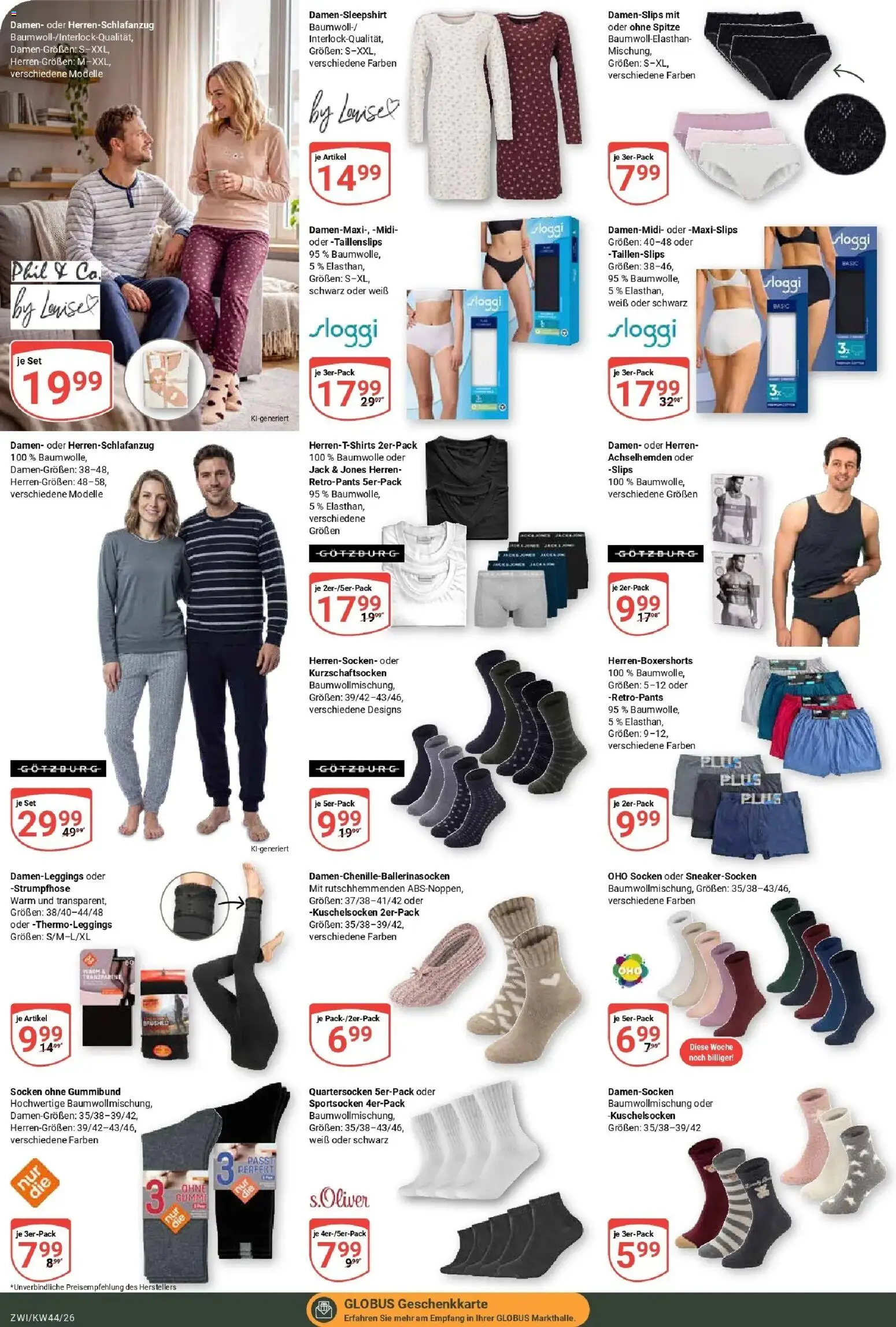 Globus Prospekt Zwickau (ab 26.10.2026) » Angebote online | Seite: 28 | Produkte: Socken, Strumpfhose