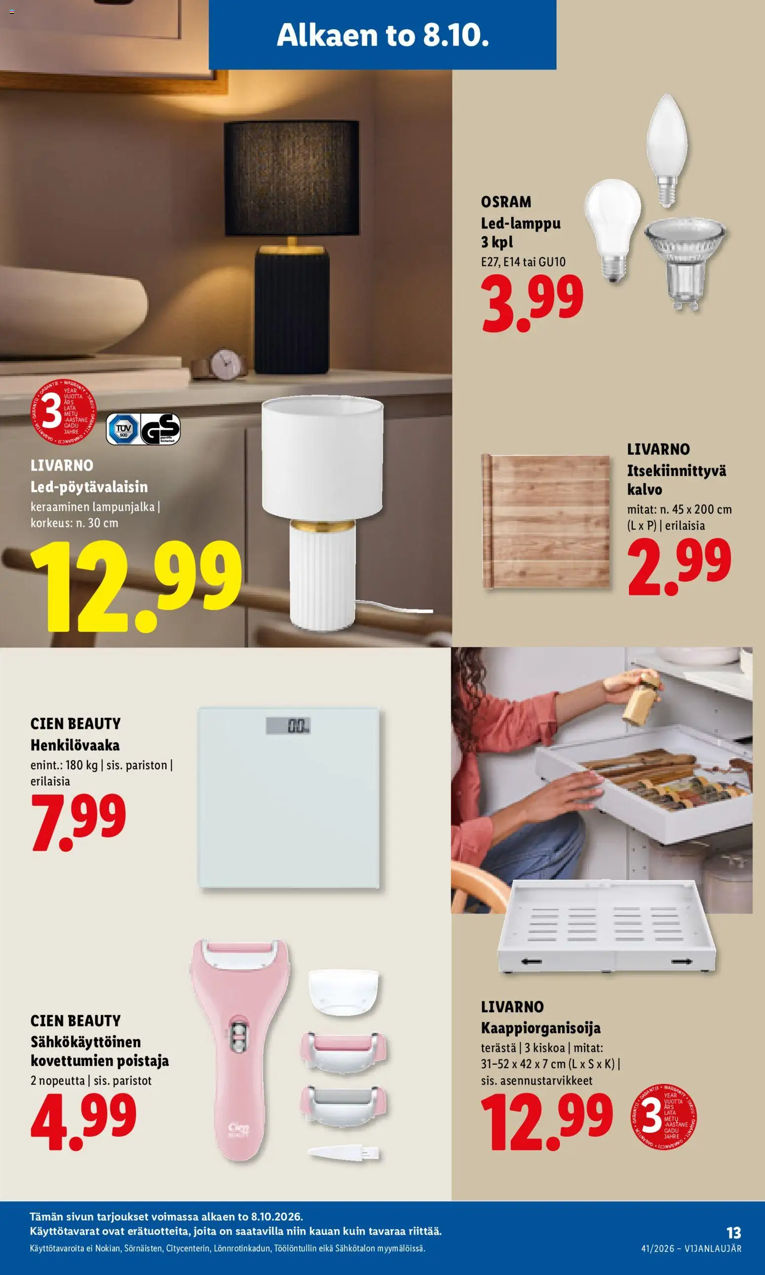 Lidl tarjoukset Kauhajoki – voimassa 08/10/2026 alkaen | Sivu: 19