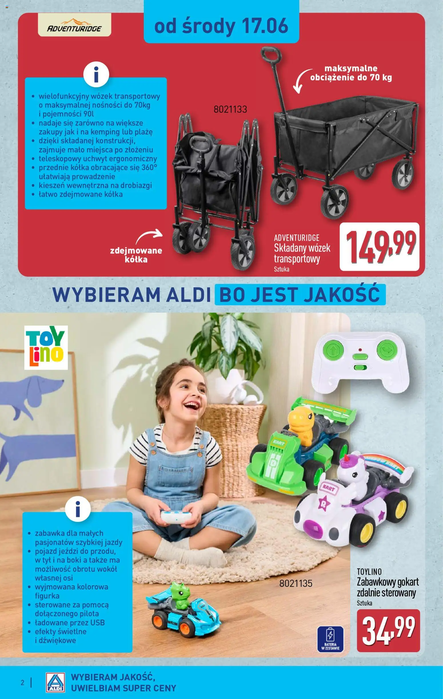 Aldi Polsko leták - Ostatnie sztuki w wybranych sklepach od 17.06.2026 | Strana: 2 | Produkty: USB