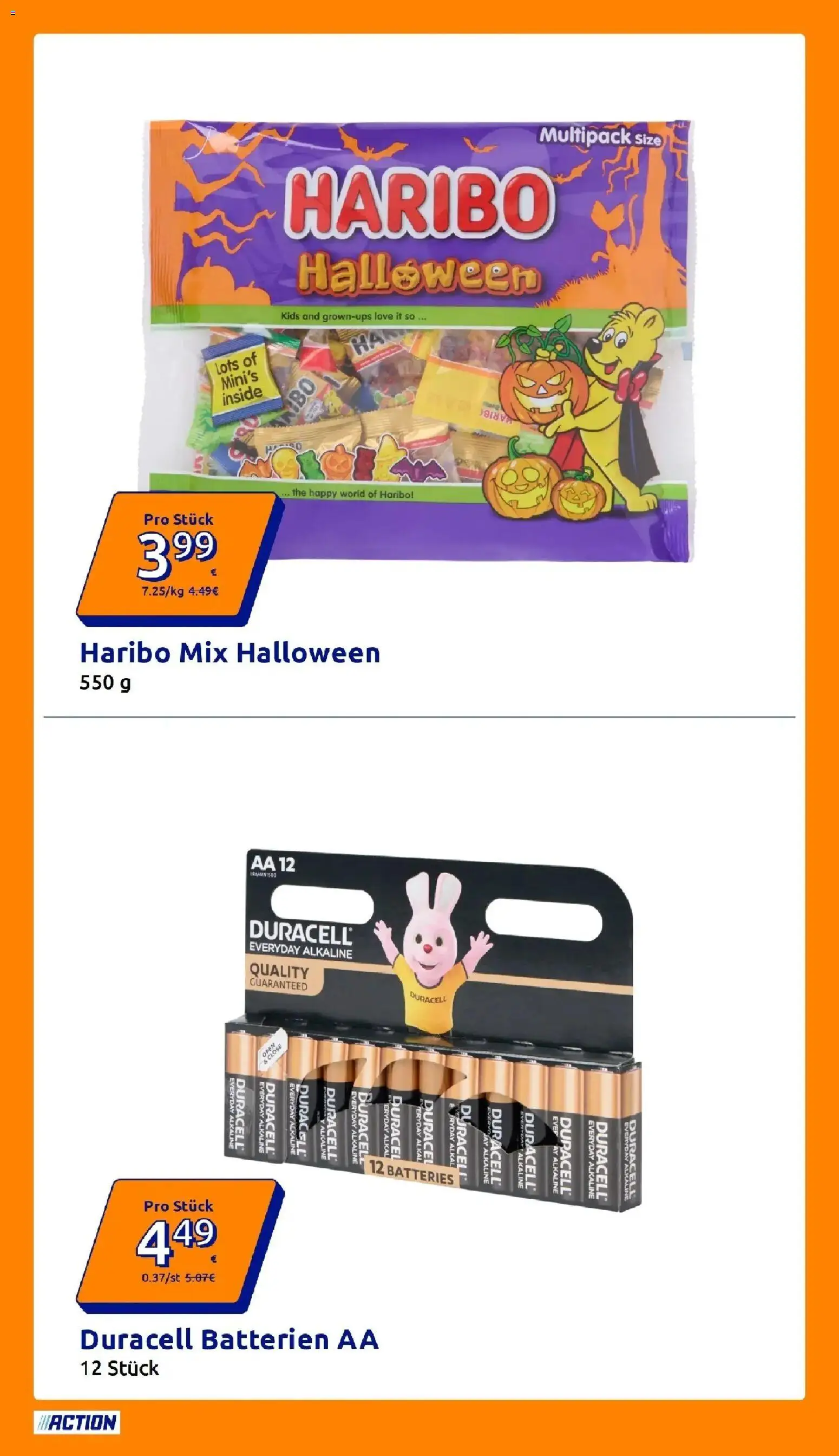 Action Aktueller Prospekt ab 07.10.2026 → Angebote nächste Woche | Seite: 6 | Produkte: Haribo, Batterien