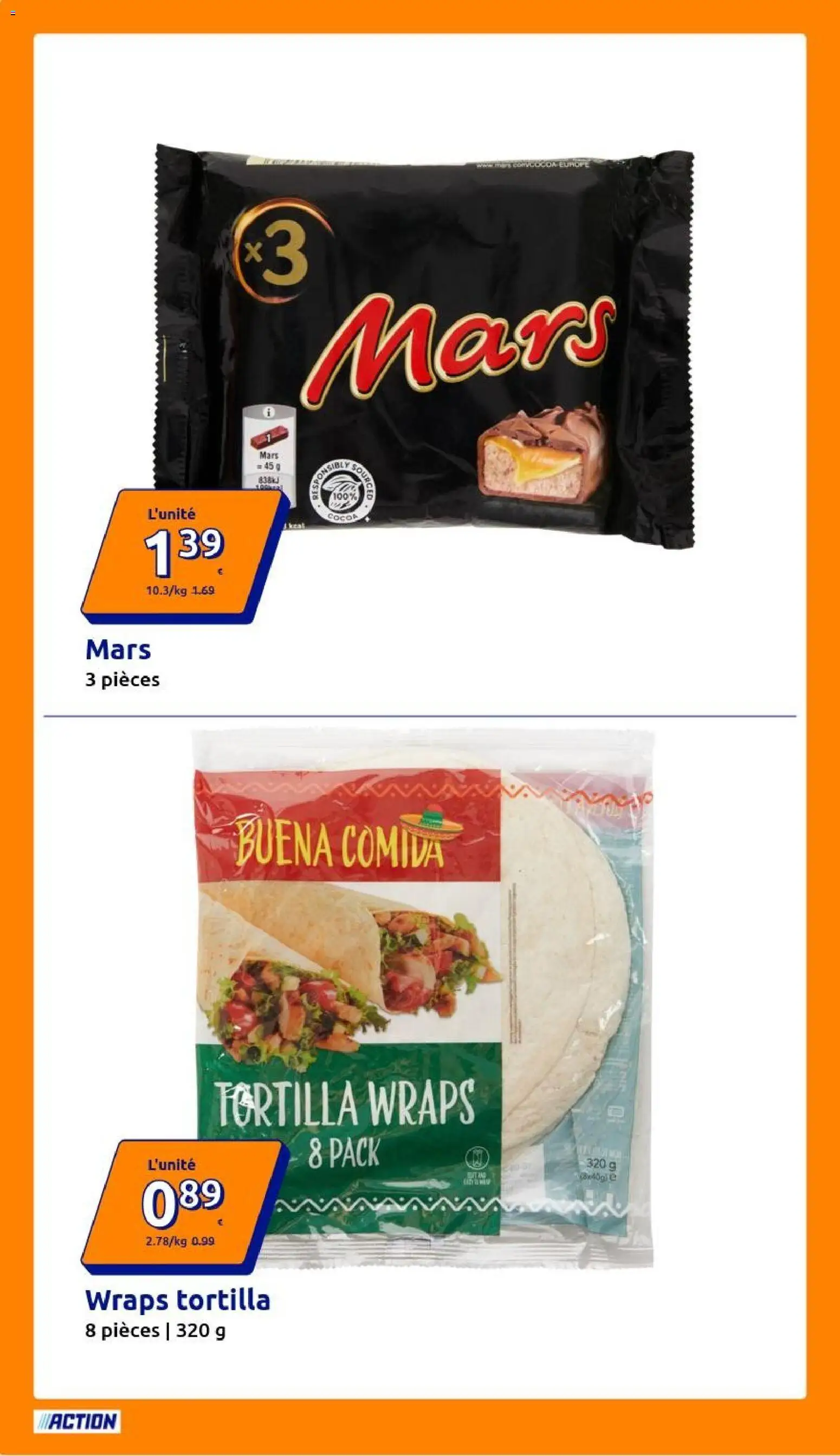 {H1} | Pagina: 8 | Producten: Tortilla, Mars