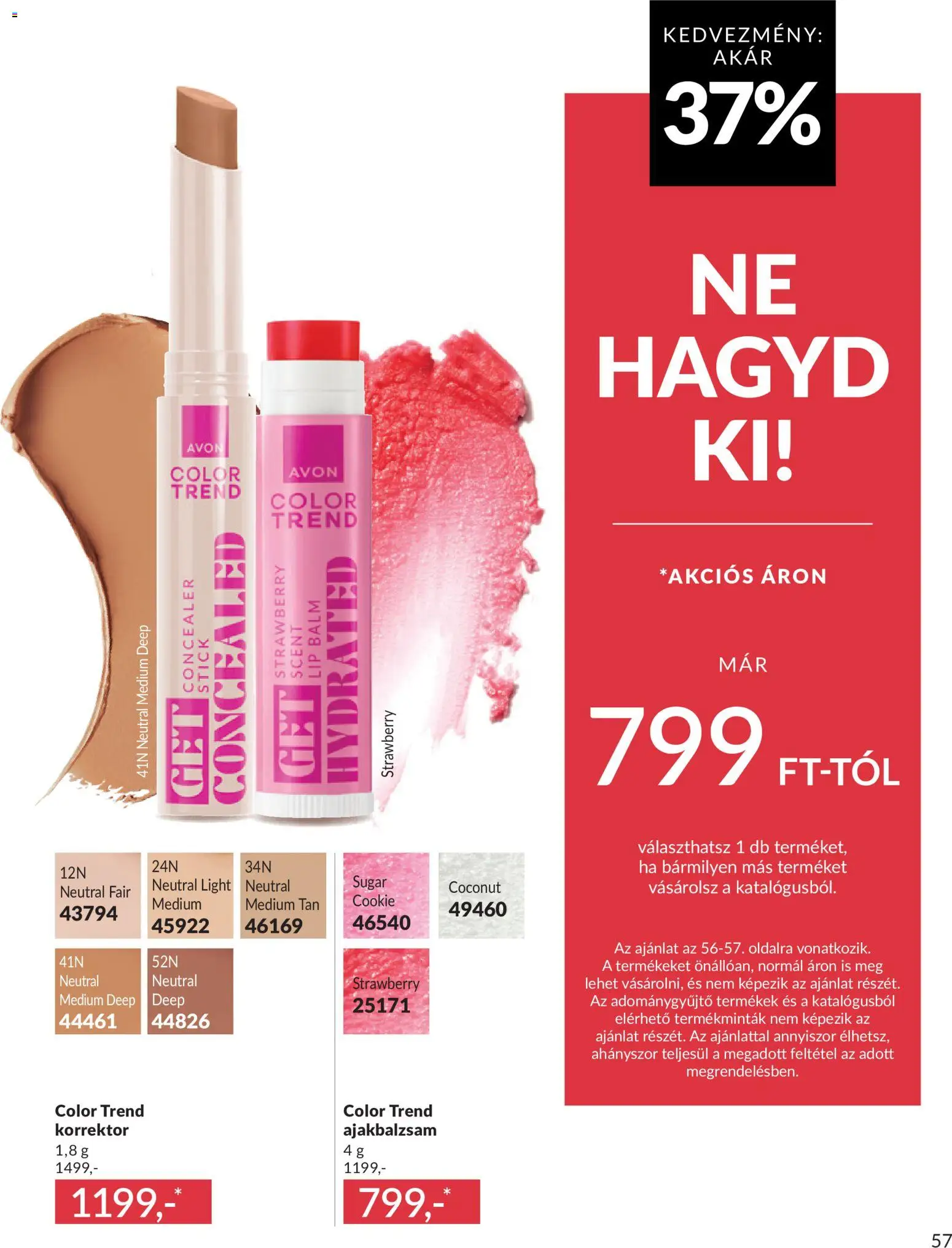 Avon akciós ujság - amely érvényes a következő dátumtól: 01.06.2026 | Oldal: 75 | Termékek: Korrektor