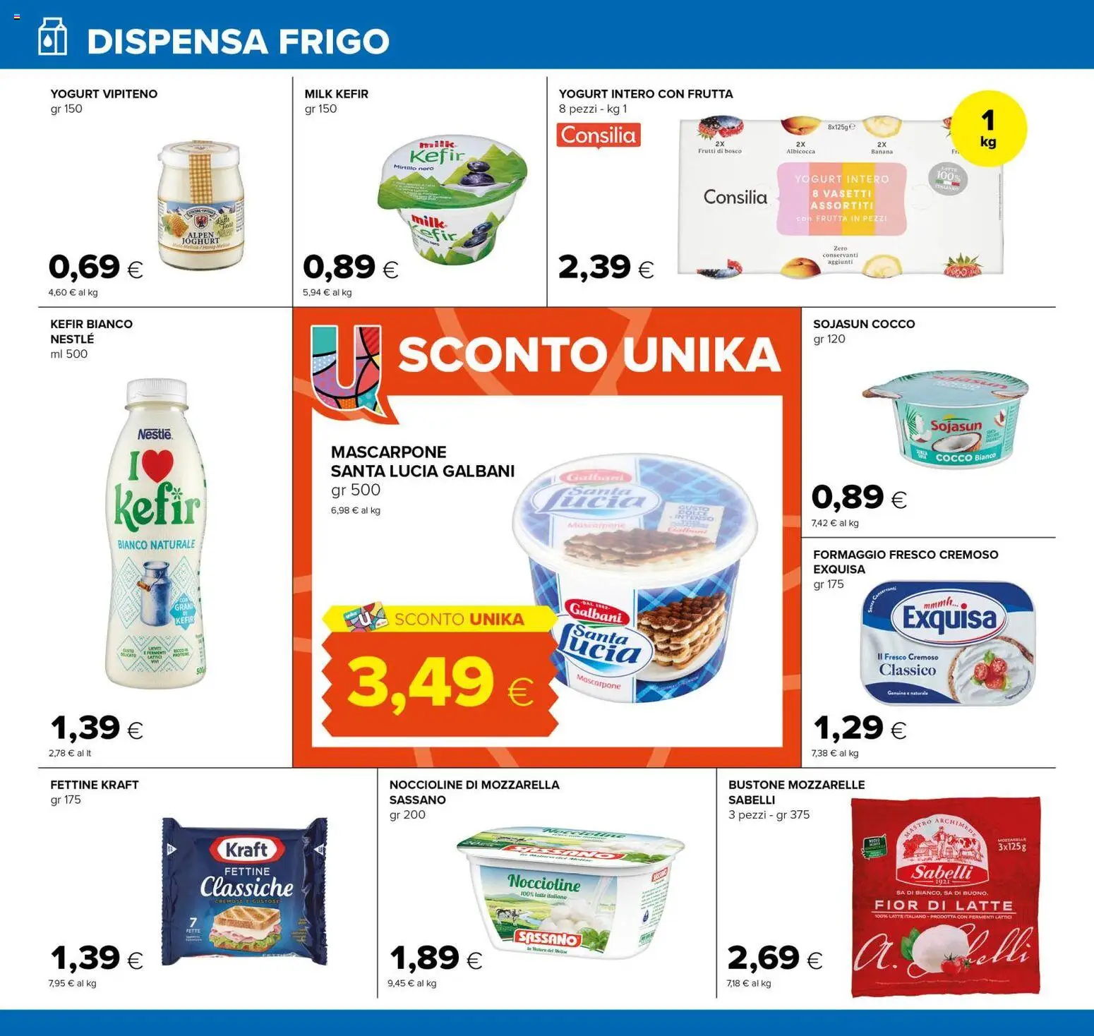 Volantino Tigre del 29/07/2026 | Pagina: 12 | Prodotti: Yogurt, Noccioline, Cocco, Mascarpone