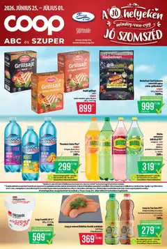 COOP - Abc & Szuper / Tisza - amely érvényes a következő dátumtól: 25.06.2026