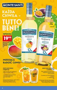 Pogląd oferty "Biedronka gazetka - Czas na toast" - ważna od 15.06.2026 | Strona: 18 | Produkty: Mango, Limonka, Monte Santi, Mleczko kokosowe