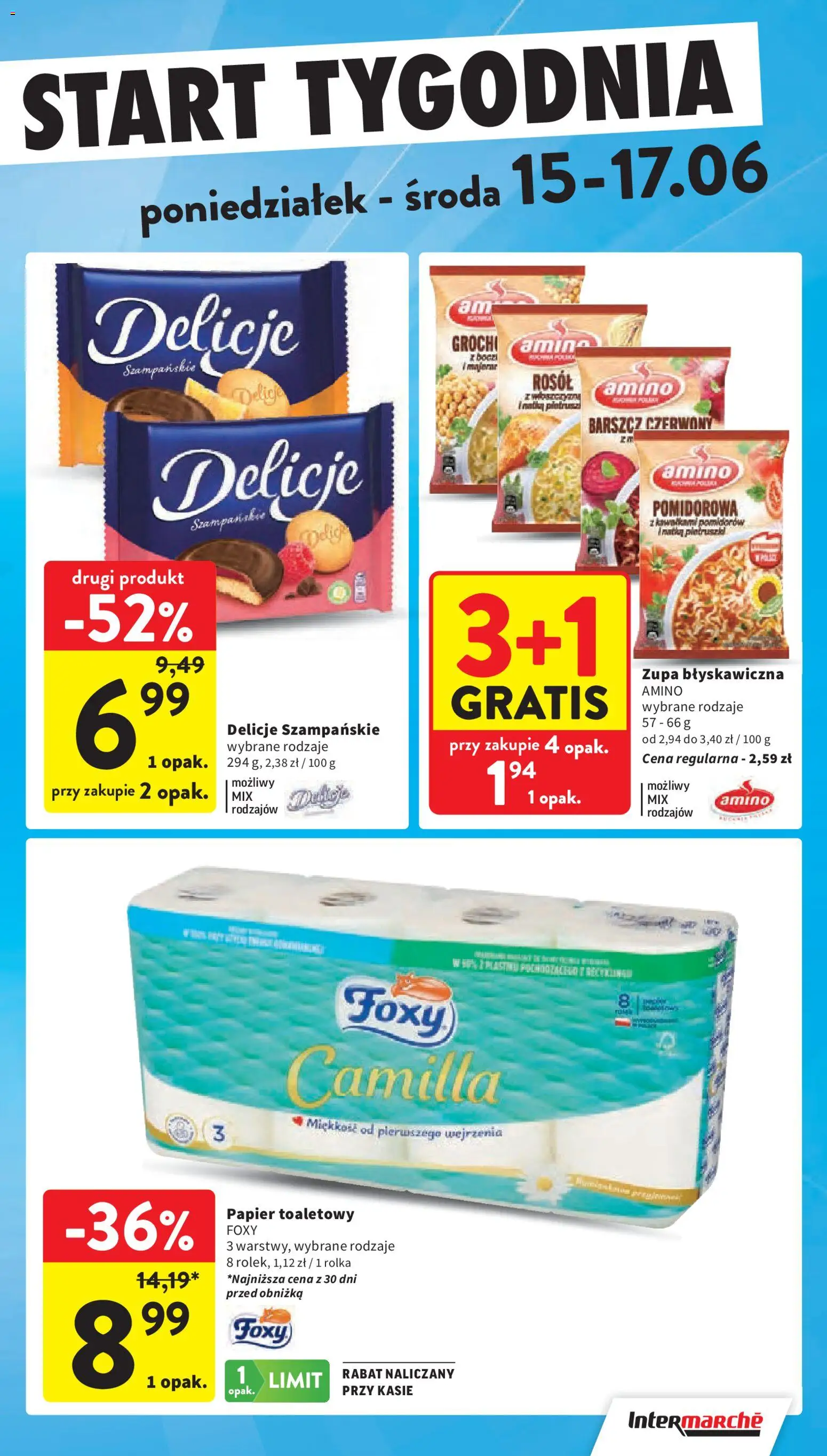 Intermarche gazetka od 11.06.2026 | Strona: 47 | Produkty: Barszcz, Papier toaletowy, Zupa