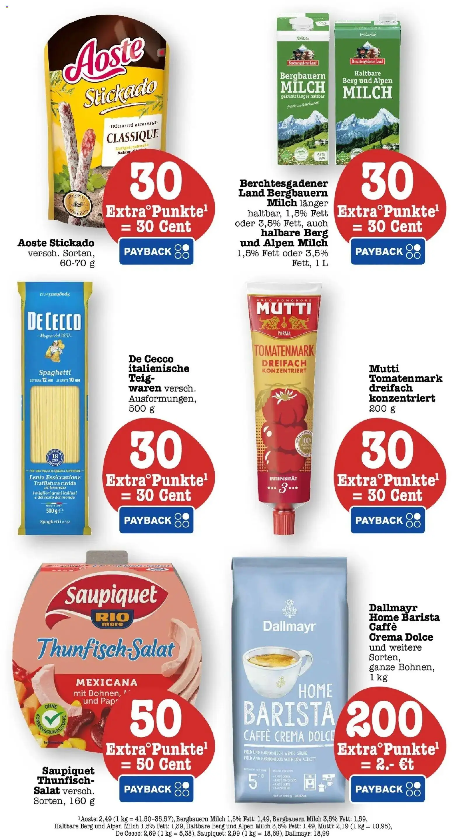Marktkauf Prospekt Wörth Am Rhein (ab 07.09.2026) » Angebote online | Seite: 54 | Produkte: Milch, Spaghetti, Milch 3,5%, Salami