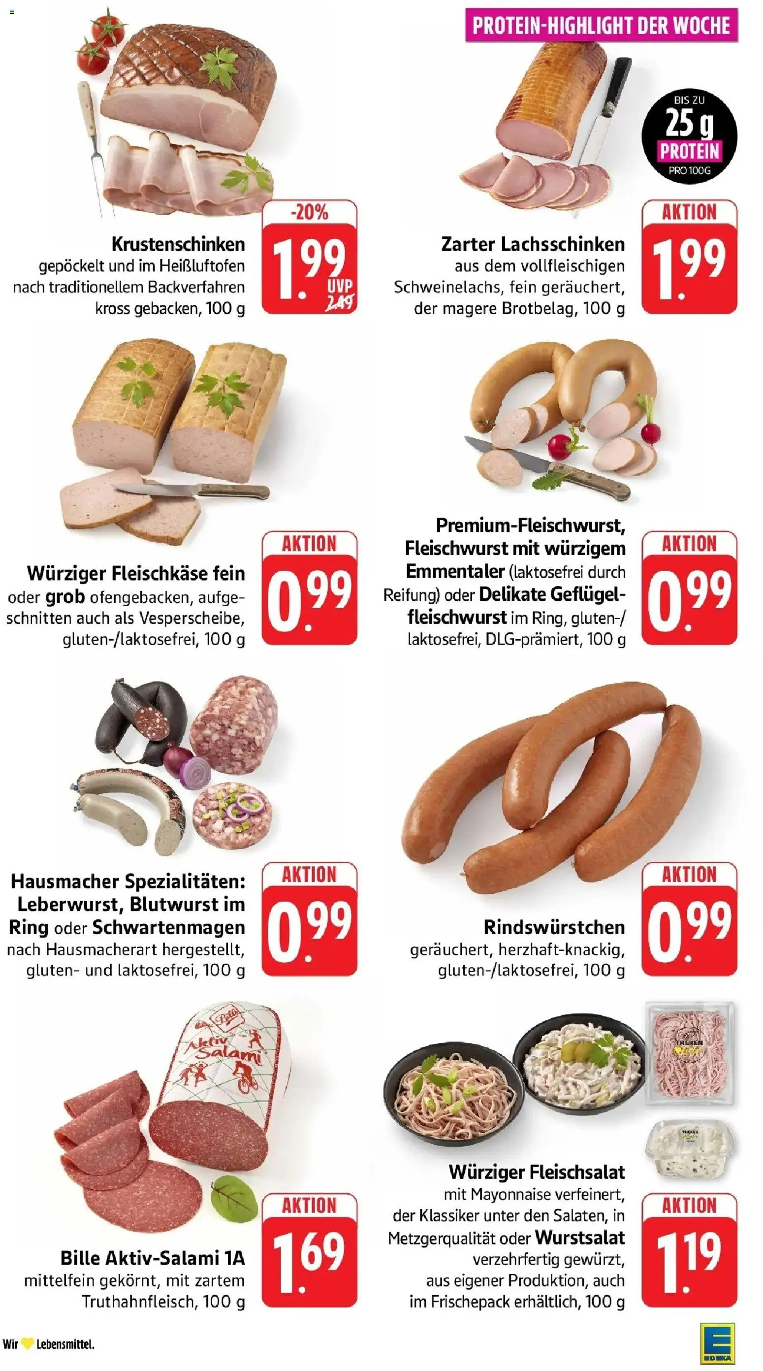 Edeka Prospekt Herrenberg (ab 05.10.2026) » Angebote Online | Seite: 9 | Produkte: Spezialitäten, Mayonnaise, Salami