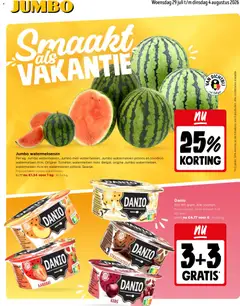 JUMBO folder / publicité - Voorbeeld van een folder van JUMBO, geldig van 29/07/2026