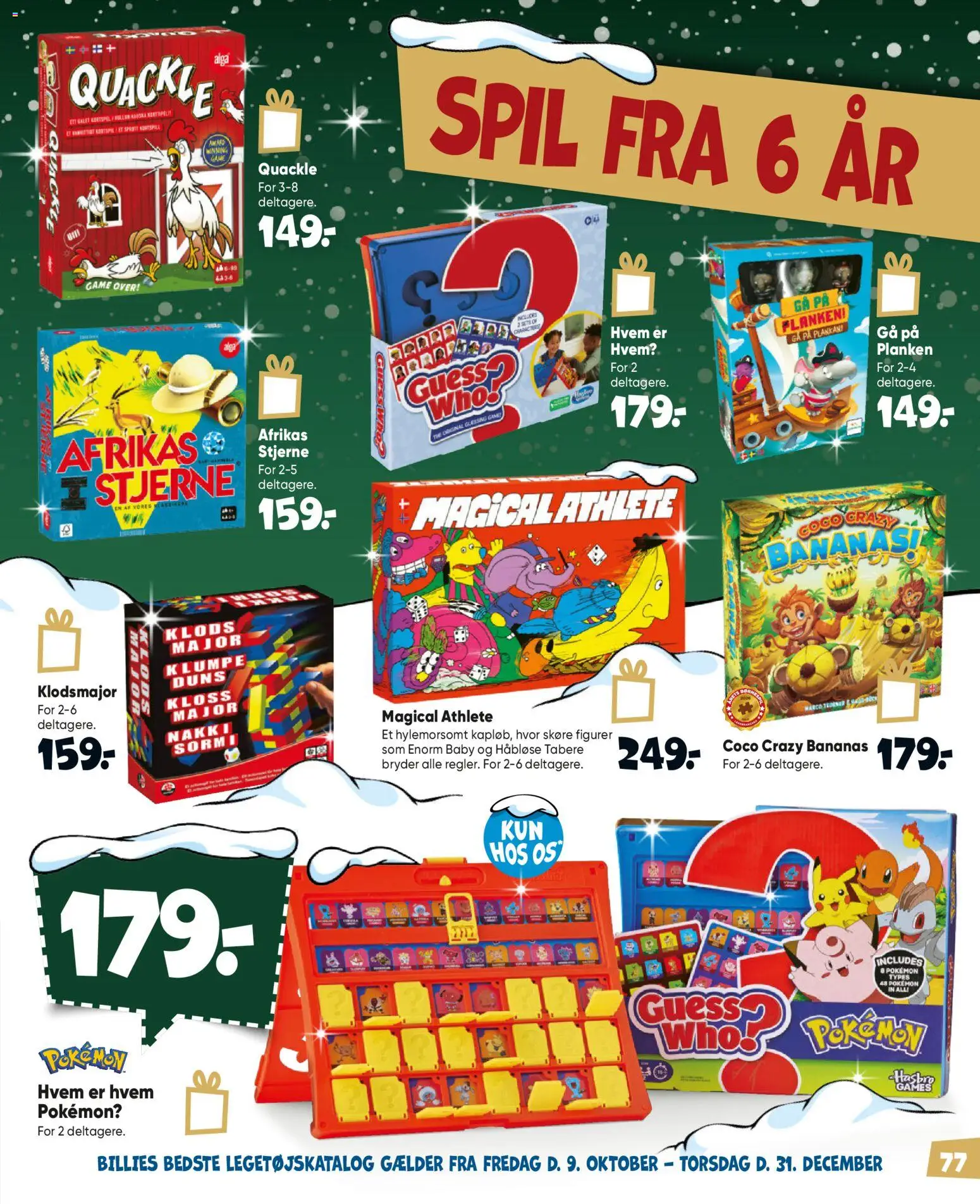 Bilka tilbudsavis – gyldig fra 09/10/2026 | Side: 77 | Produkter: Søm, Spil