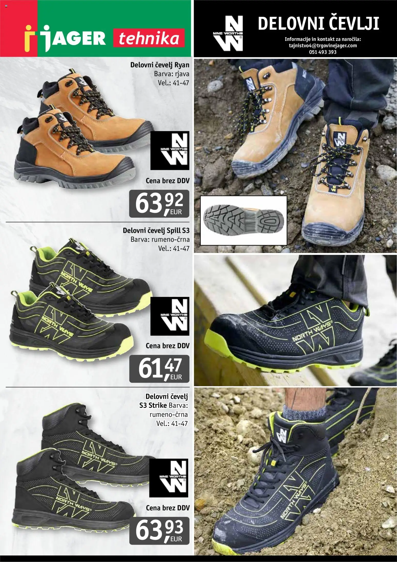 Novi Jager katalog ponudbe – veljaven od 01.10.2026 | Stran: 4 | Izdelki: Barva, Cevlji