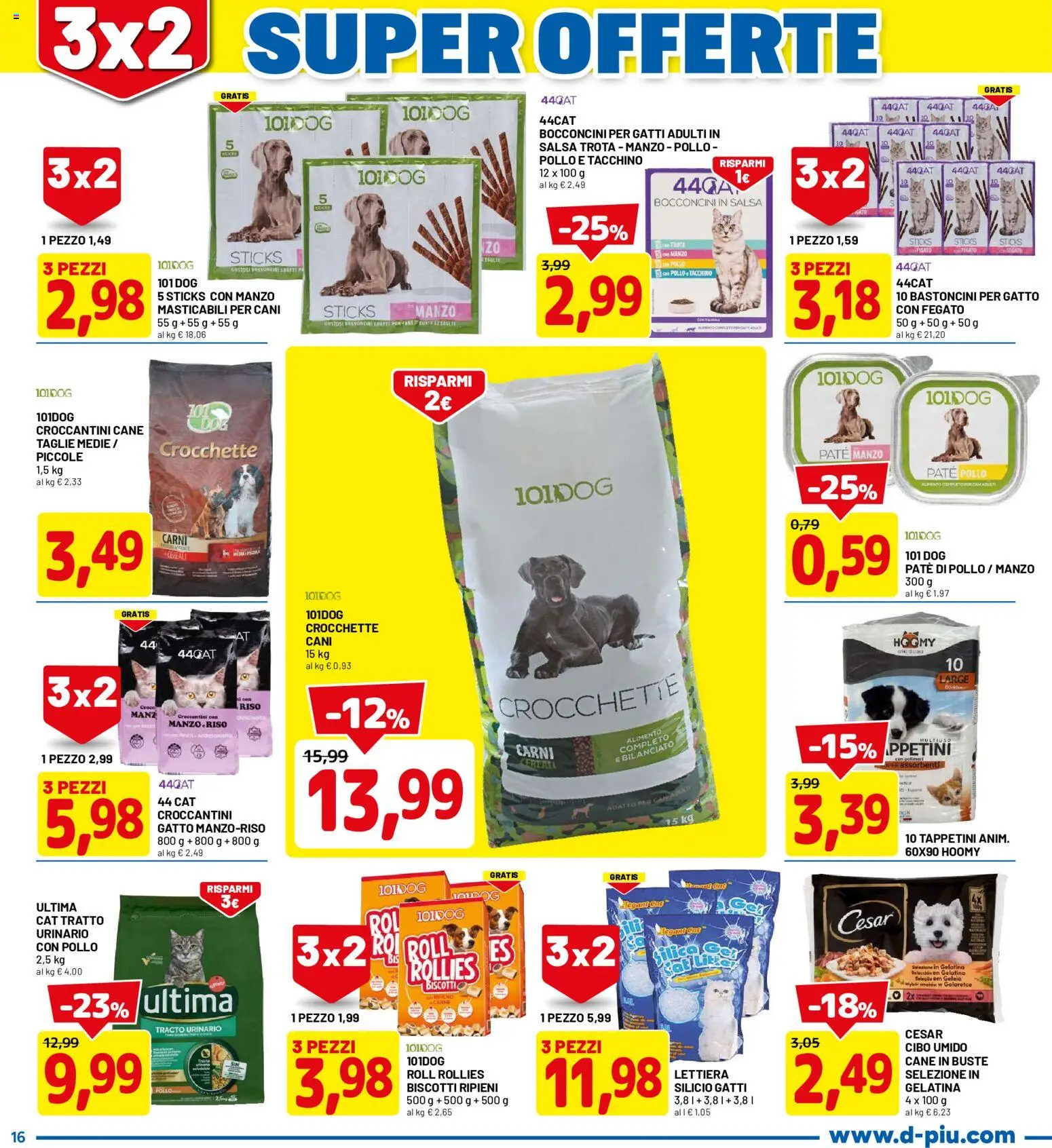 Volantino D Più del 08.06.2026 | Pagina: 16 | Prodotti: Paté, Pollo, Riso, Salsa