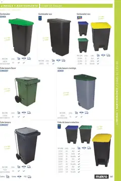 Vista previa Makro catálogo válido desde el 19/06/2024 | Página: 367 | Productos: Cubo de basura