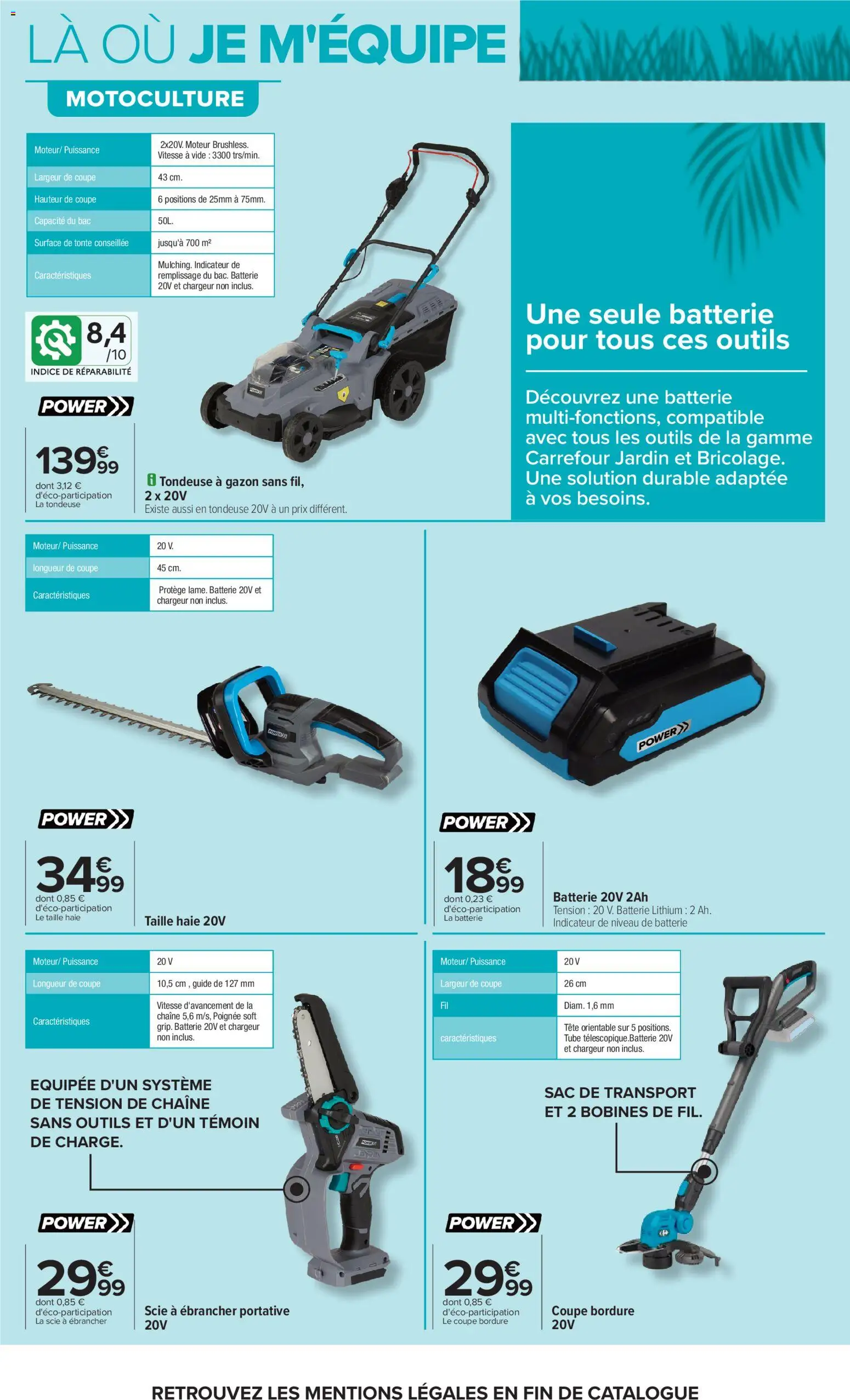 {H1} | Page: 18 | Produits: Coupe bordure, Sac, Tondeuse à gazon, Sac de transport