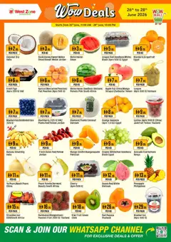 Preview of Westzone Supermarket catalogue wow deals valid from 26 Jun, 2026 | Page: 16 | Products: Pizza, Myčka, Кафе, Burro