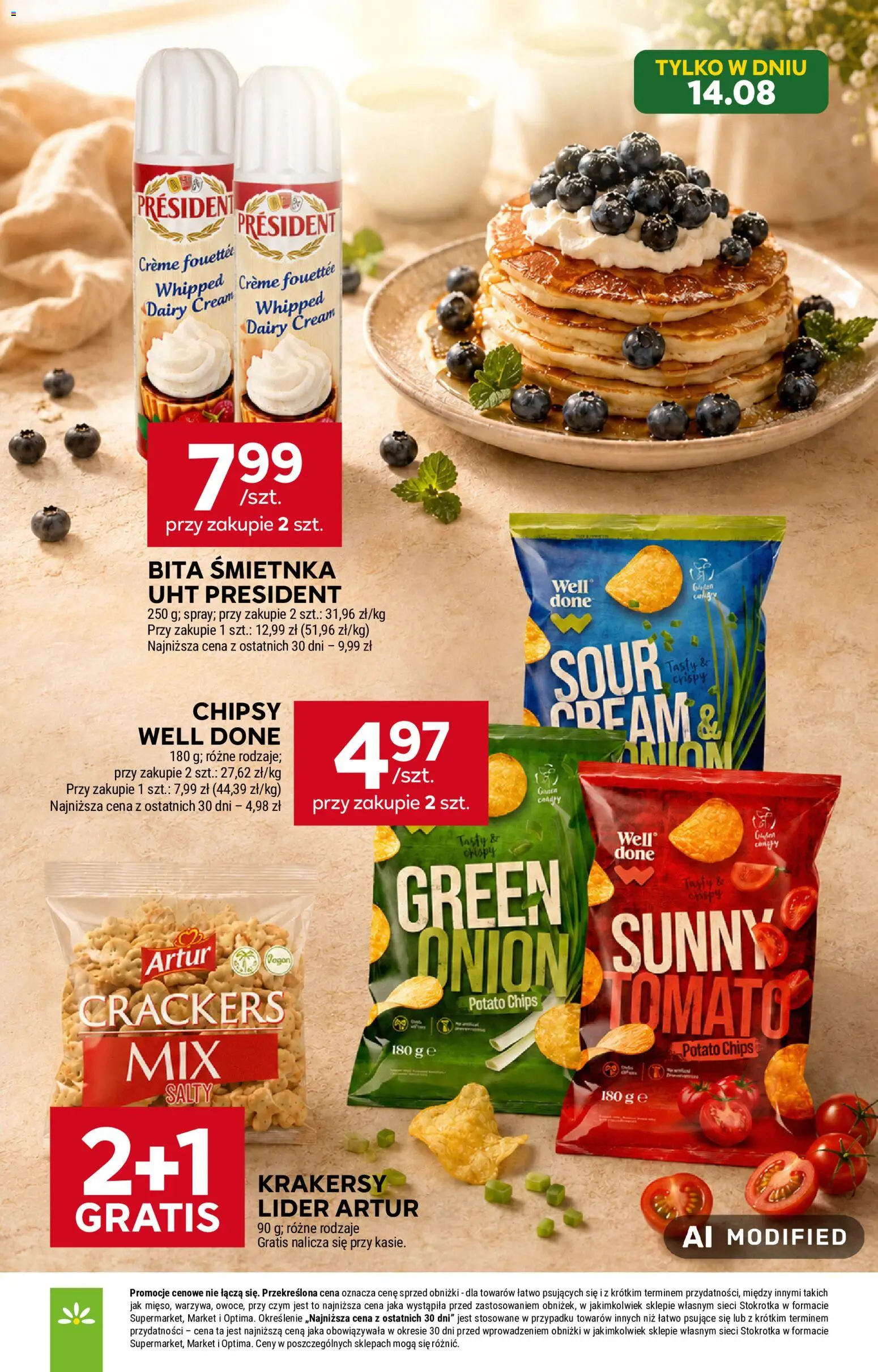 Stokrotka gazetka od 13.08.2026 | Strona: 36 | Produkty: Chipsy, Potato chips, Stokrotka, Krakersy