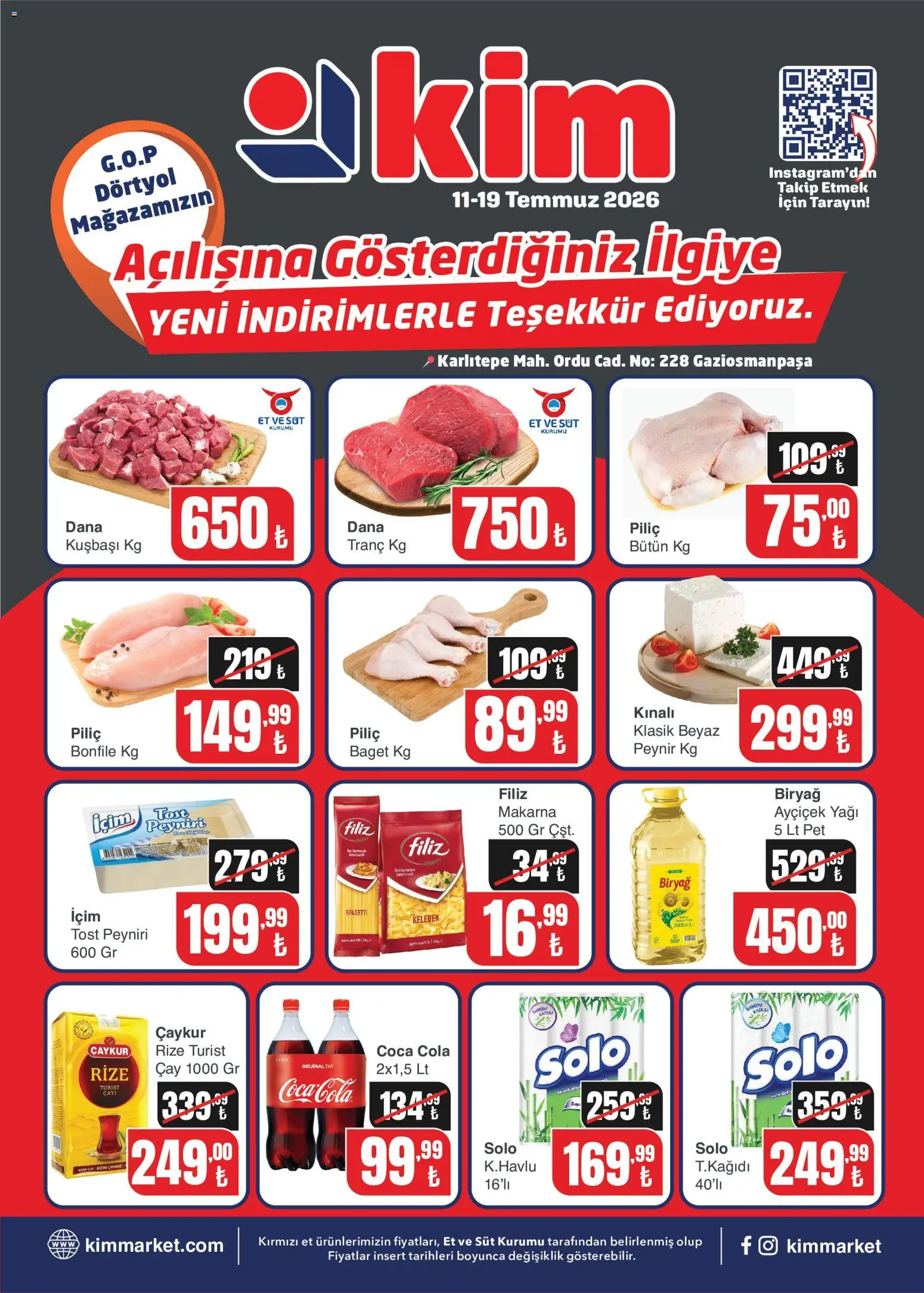 Kim Market Katalog - Yeni Mağaza Açılış Özel (11 catalogue cover