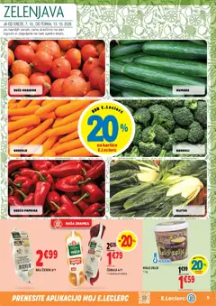 E.leclerc katalog akcije – veljaven od 07.10.2026 | Stran: 9 | Izdelki: Buče, Cebula, Cesen, Zelje