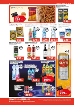 PRIVÁT Aktuális szórólap MAX - amely érvényes a következő dátumtól: 2026.09.03. | Oldal: 6 | Termékek: Napraforgómag, Pepsi, Szentkirályi, Mizse