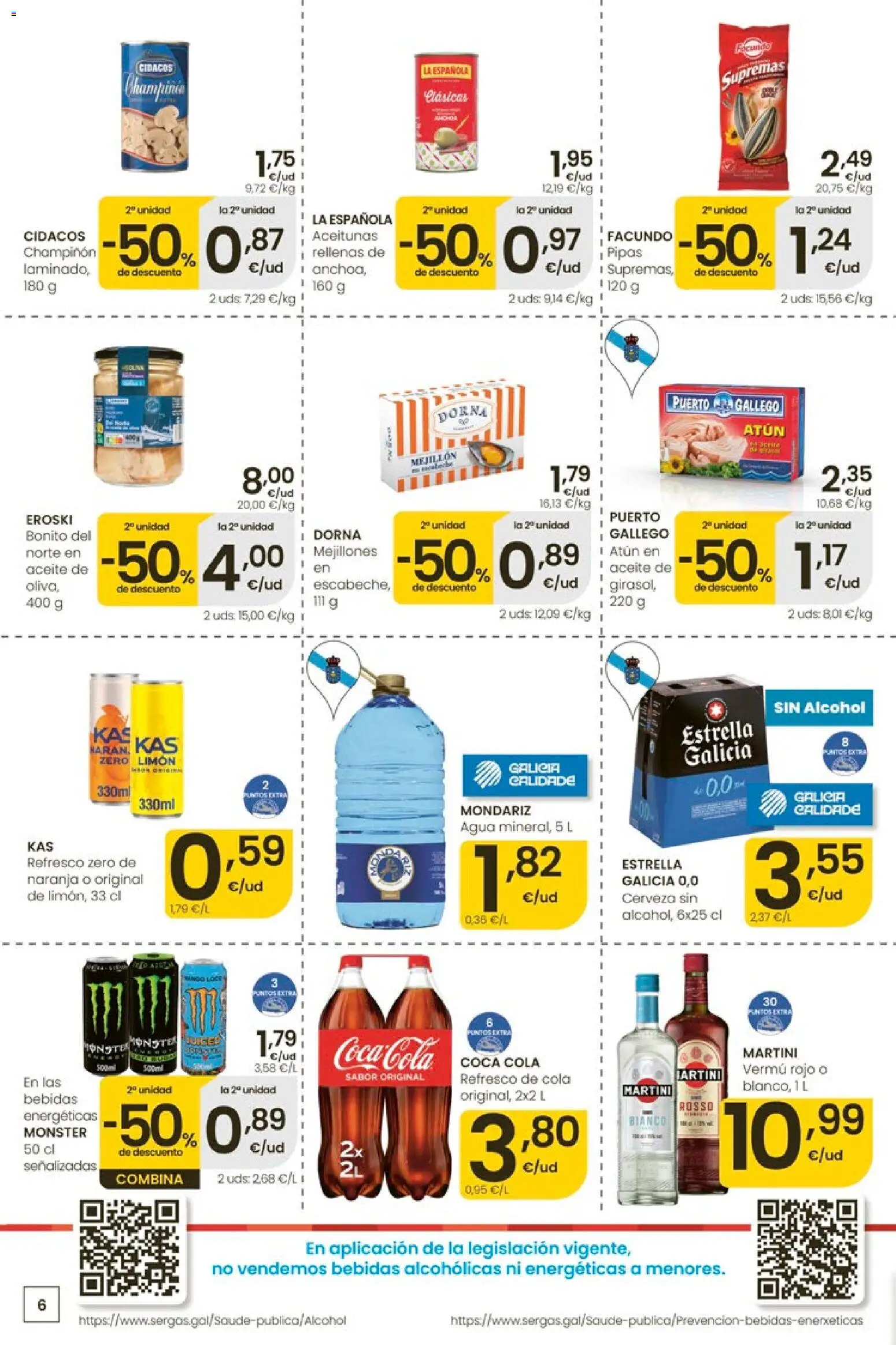 Eroski Quieres ahorrar conmigo │ válido desde el 14.05.2026 | Página: 6 | Productos: Aceite, Cerveza