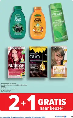 Ultra Doux Deodorant Shampoo 5 Planten 3 Panerantes, Deodorant Shampoo met 5 planten en 3 verzorgende planten - Voorbeeld van een folder van Carrefour, geldig van 16/09/2026 | Pagina: 19