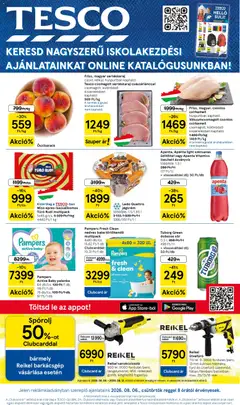 Tesco aktuális akciós újság - amely érvényes a következő dátumtól: 2026.08.06.