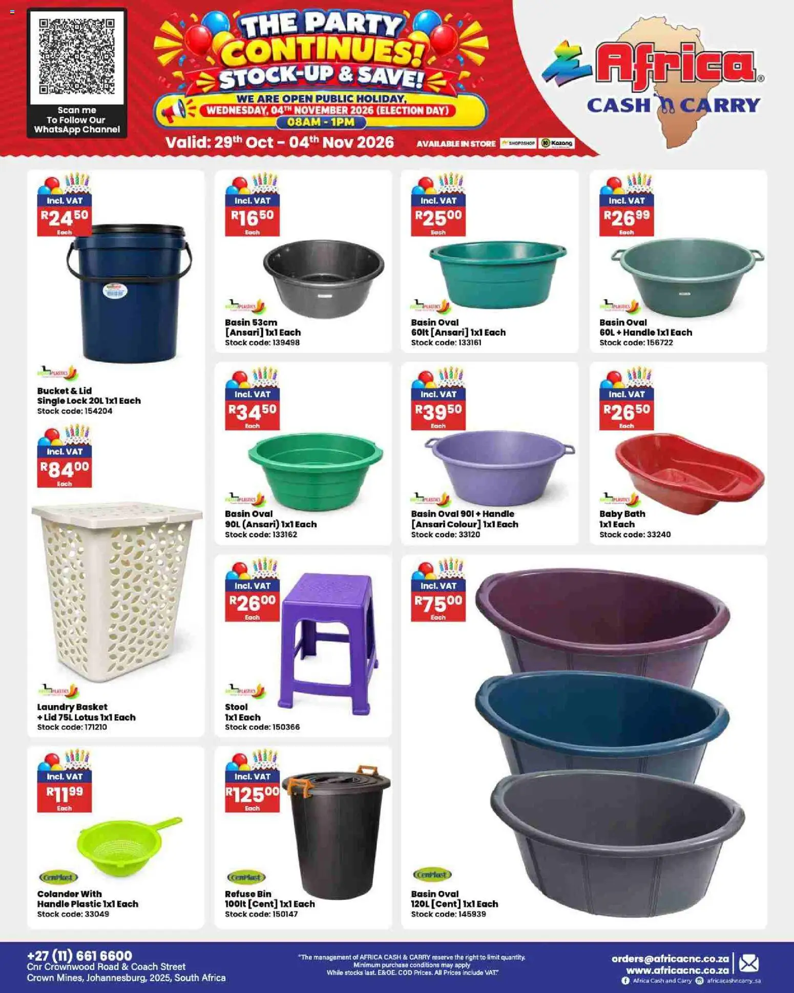 New Africa Cash & Carry catalogue – valid from 29/10/2026 | Page: 86