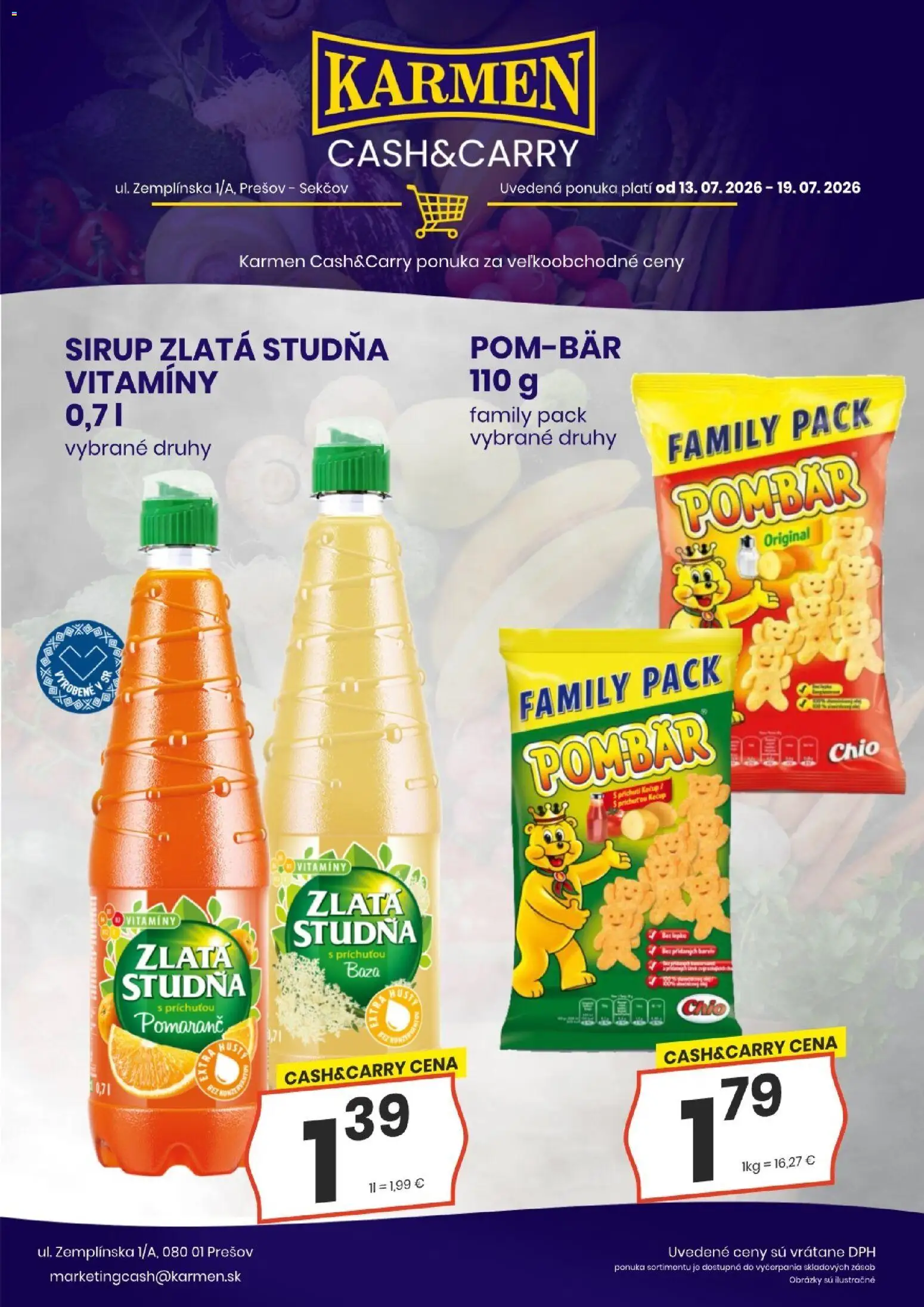 Nové KARMEN CBA akcie – leták je platný od 13.07.2026 | Strana: 4 | Produkty: Kečup