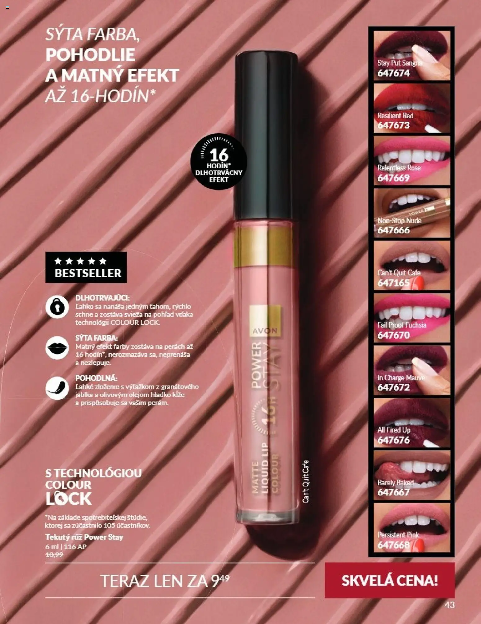 Nové Avon akcie – leták je platný od 01.09.2026 | Strana: 43 | Produkty: Jablká