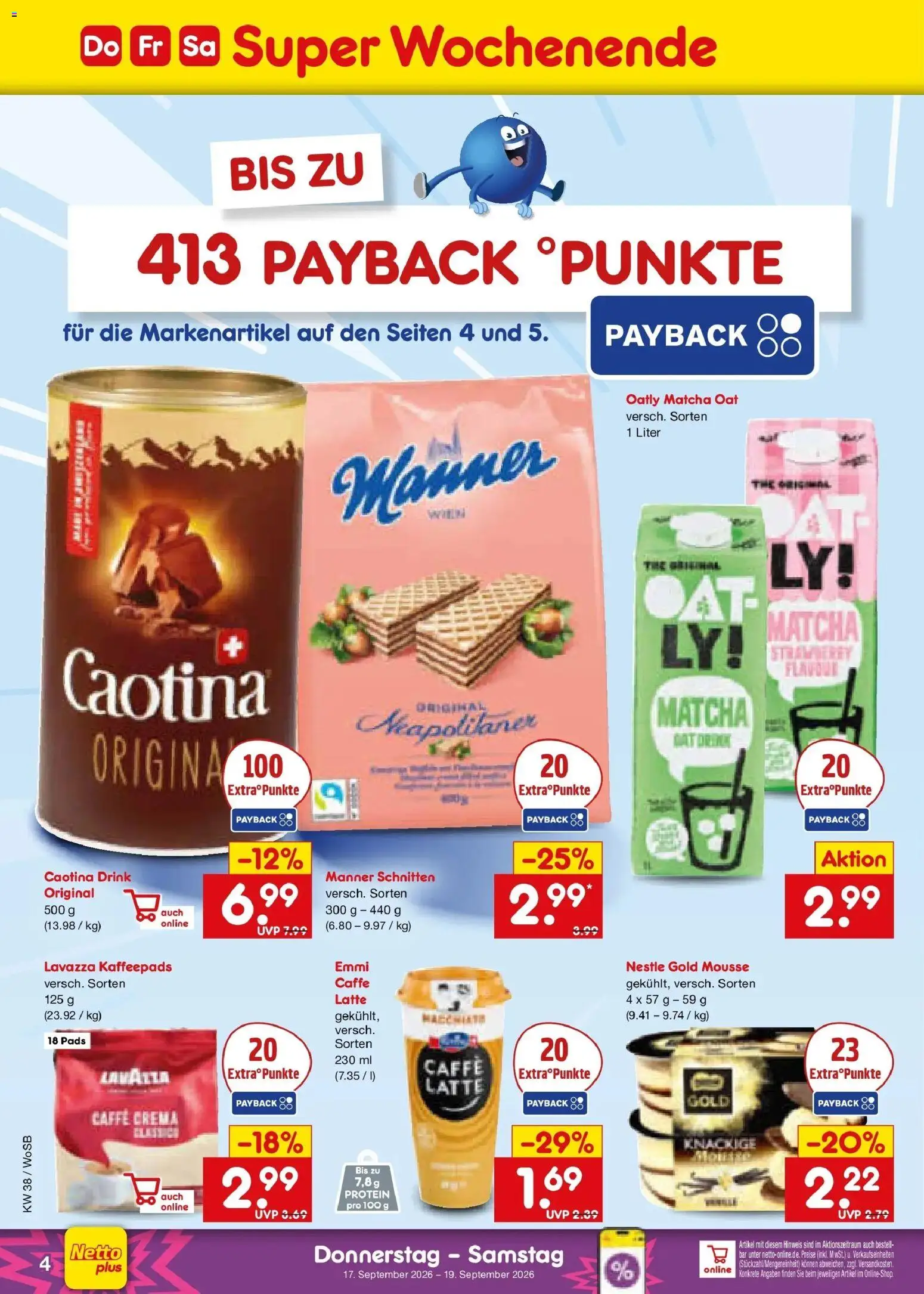 Netto Marken-Discount Prospekt Ludwigshafen-Edigheim – gültig ab 14.09.2026 | Seite: 54 | Produkte: Lavazza, Kaffeepads, Oatly
