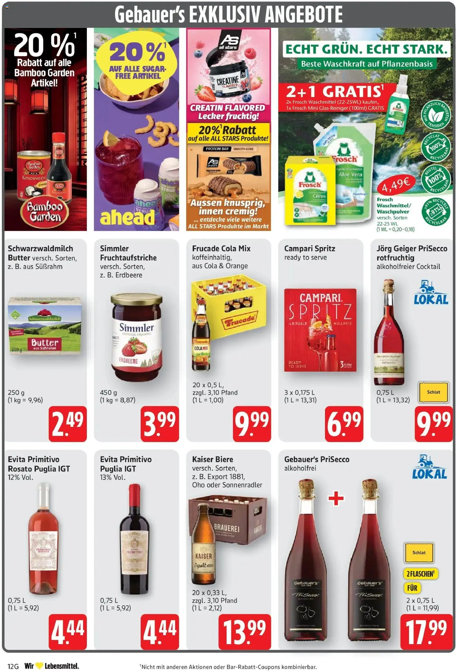 Edeka Prospekt Geislingen (ab 24.08.2026) » Angebote Online | Seite: 12 | Produkte: Butter, Campari, Waschpulver, Kokosmilch