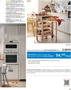 Vista previa IKEA - Cocinas válido desde el 01/09/2026 | Página: 17 | Productos: Móvil, Almacenaje, Silla alta para niños, Lámpara