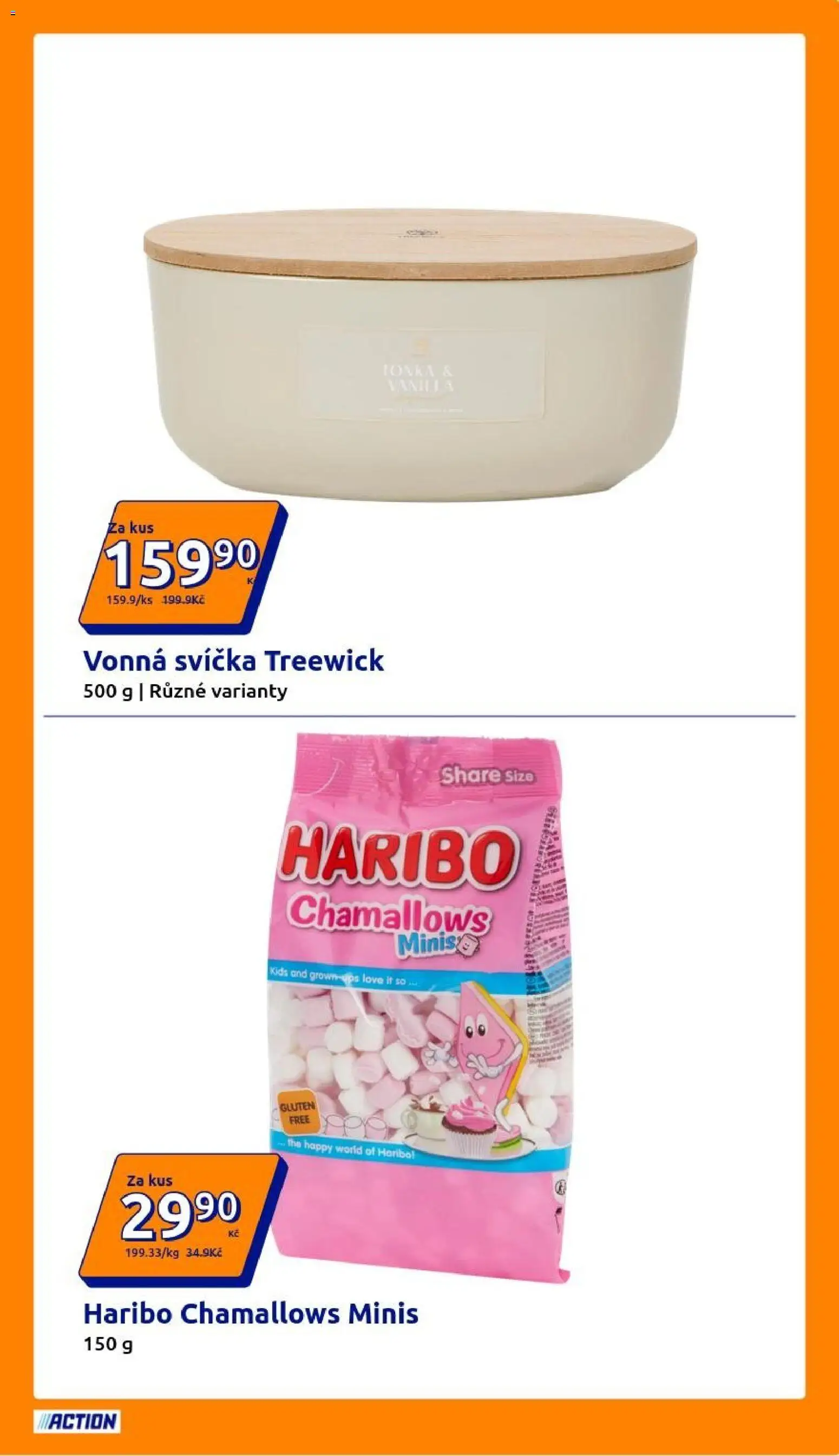 Action leták od 21.10.2026 | Strana: 23 | Produkty: Haribo, Svíčka