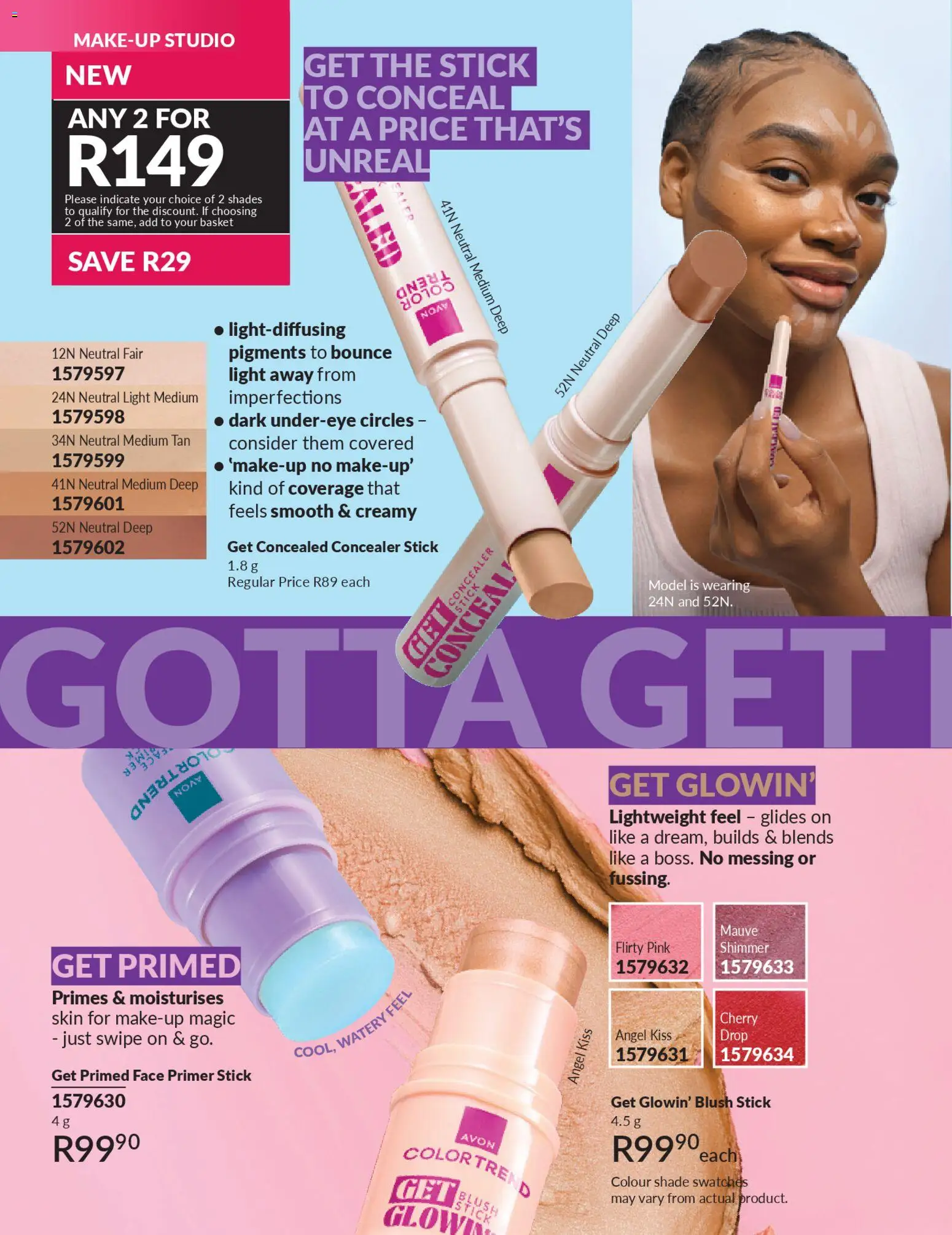 New Avon catalogue – valid from 01.04.2026 | Page: 88 | Products: Basket, Light, Concealer, Blush