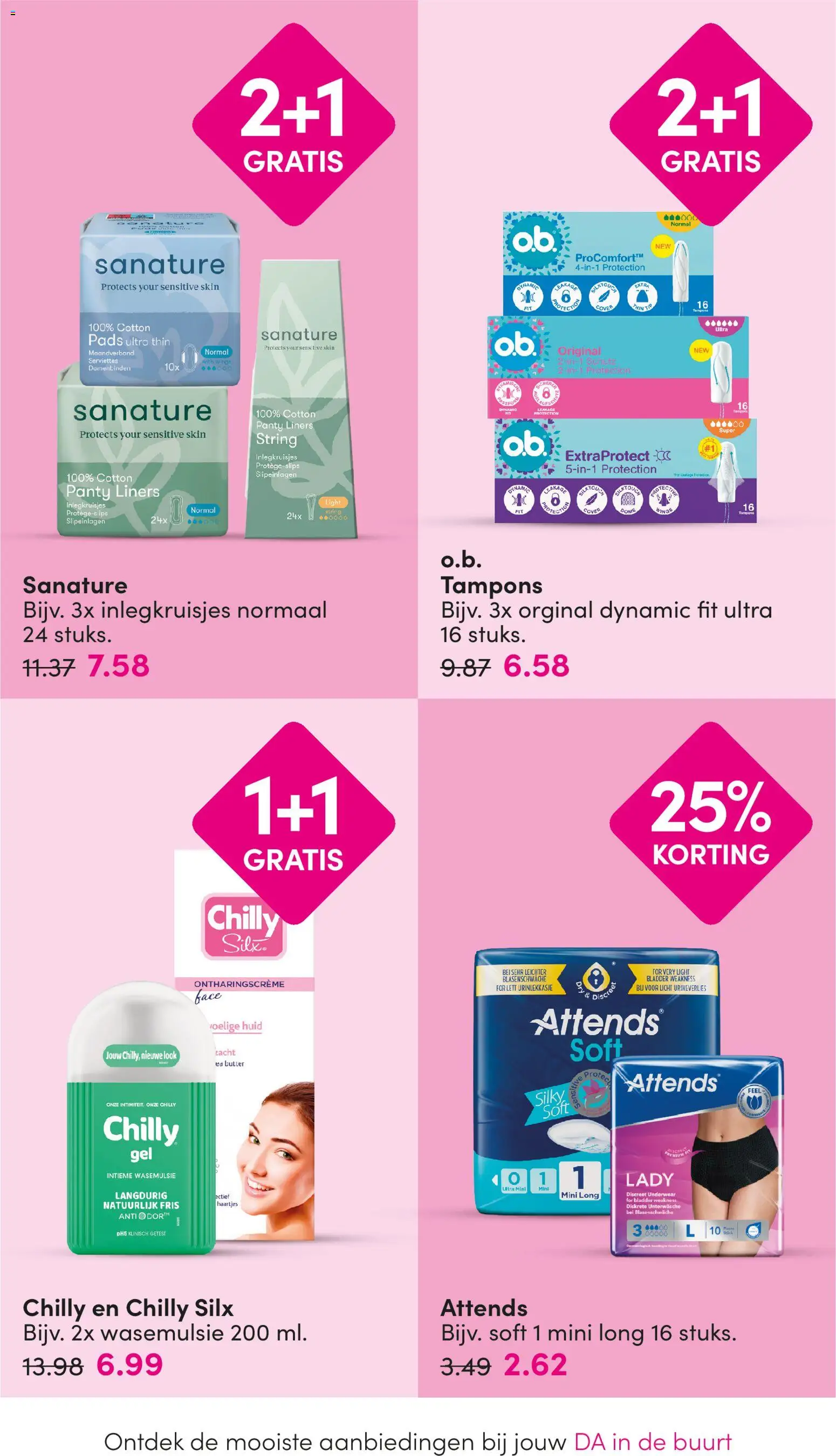 {H1} | Pagina: 26 | Producten: Ontharingscrème, Panty, Pads, Tampons