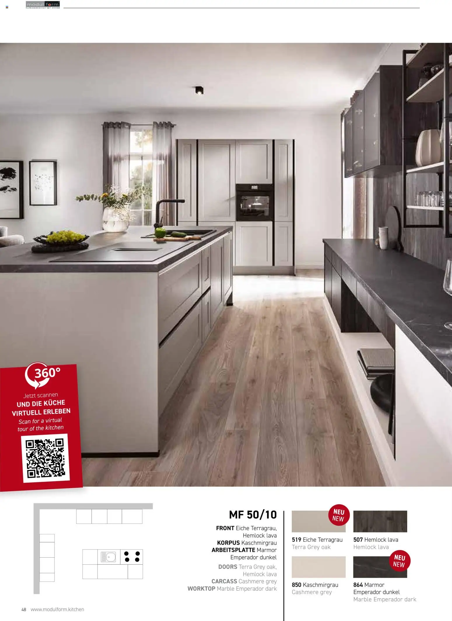 Ostermann Modulform Küchenprospekt 2026 – gültig ab 01.01.2026 | Seite: 48 | Produkte: Küche