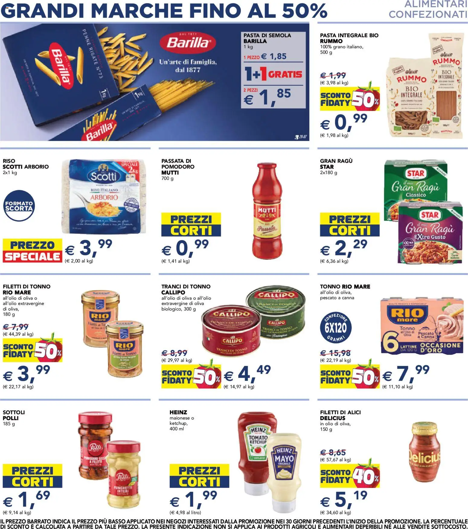 Volantino Esselunga S del 24/09/2026 | Pagina: 5 | Prodotti: Riso, Barilla, Penne, Alici
