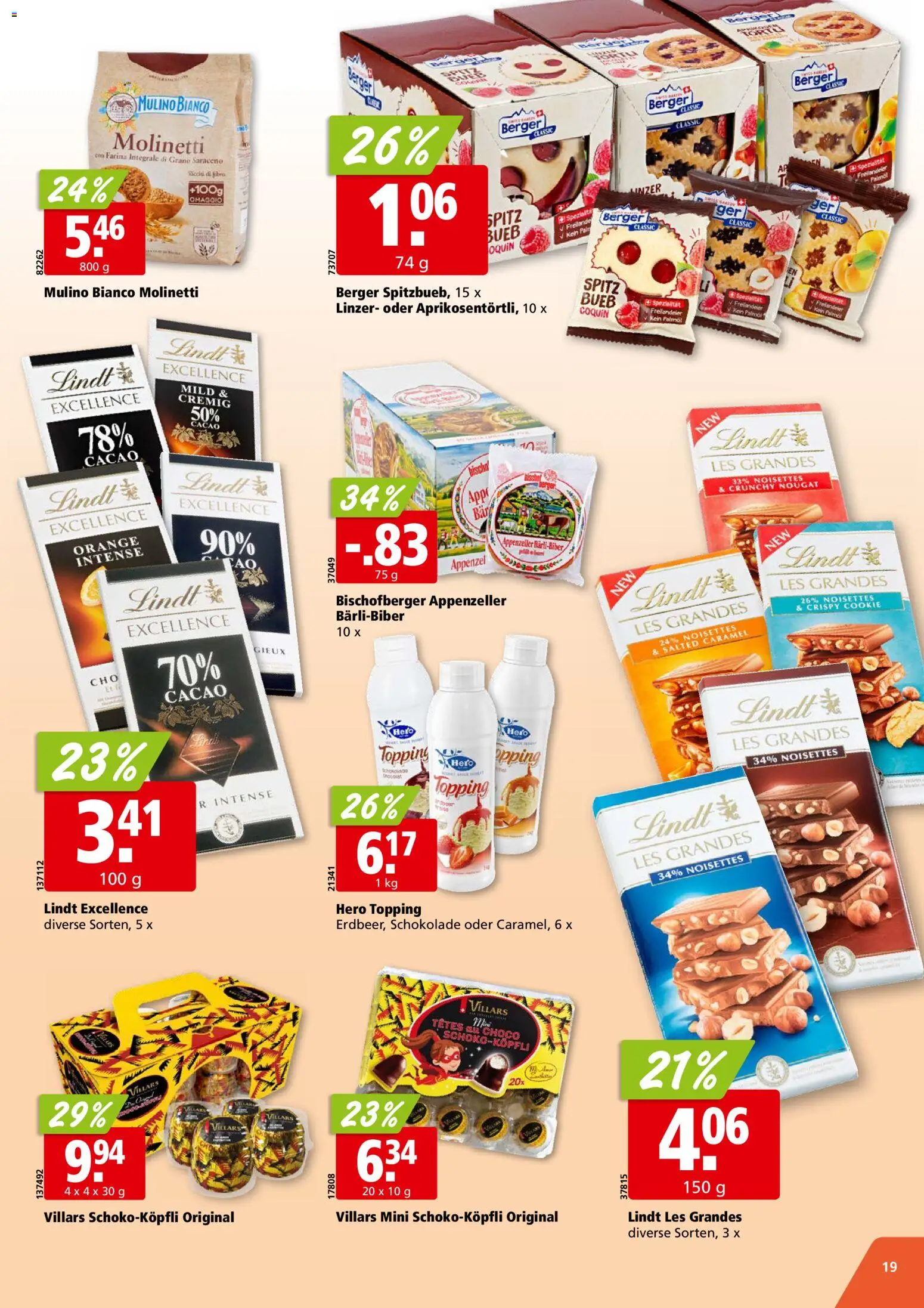Aligro aktionen Chavannes, Matran, Genf, Sitten – gültig ab 03.08.2026 | Seite: 19 | Produkte: Schokolade