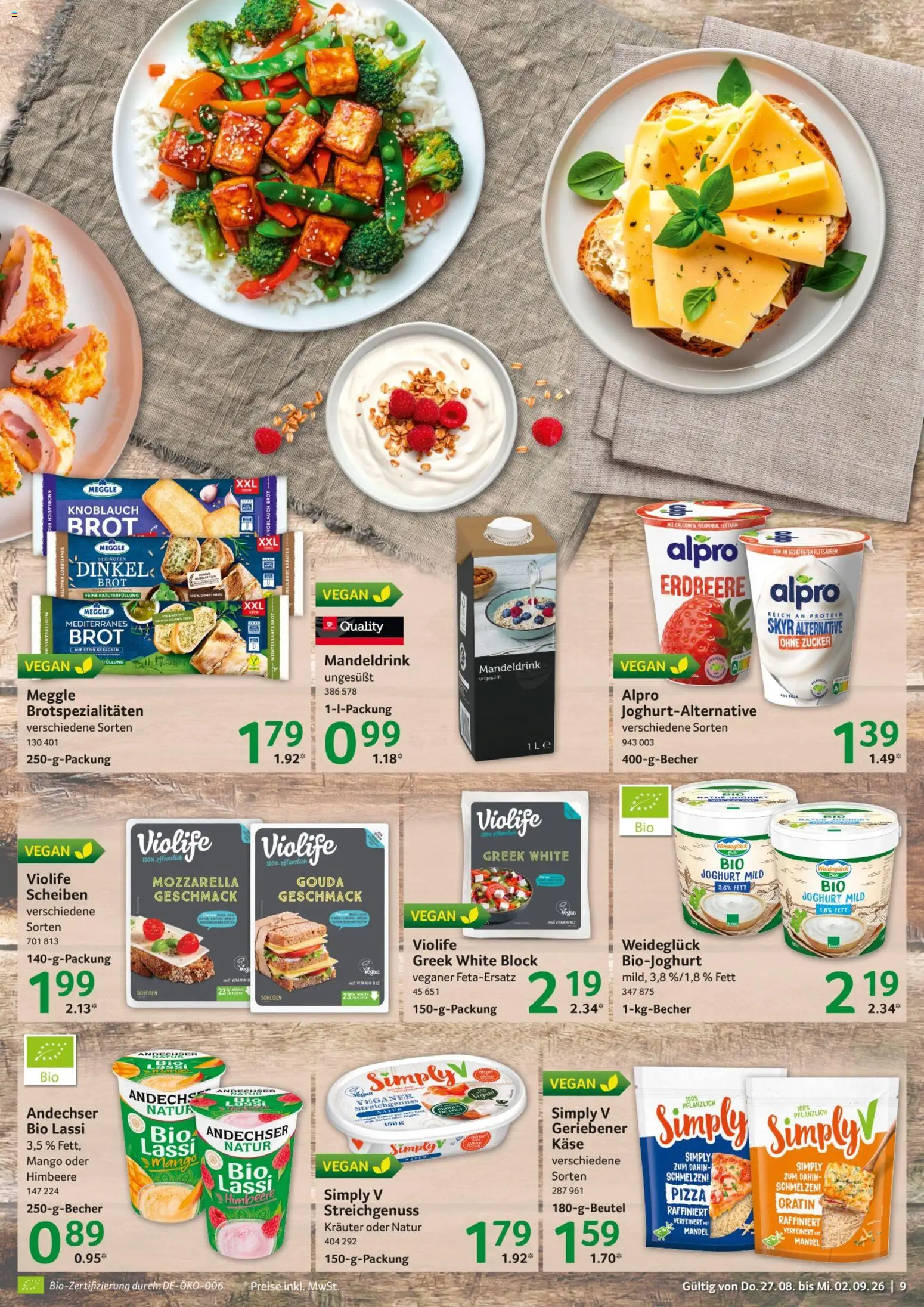 Selgros Prospekt – gültig ab 27.08.2026 | Seite: 9 | Produkte: Zucker, Mango, Brot, Pizza