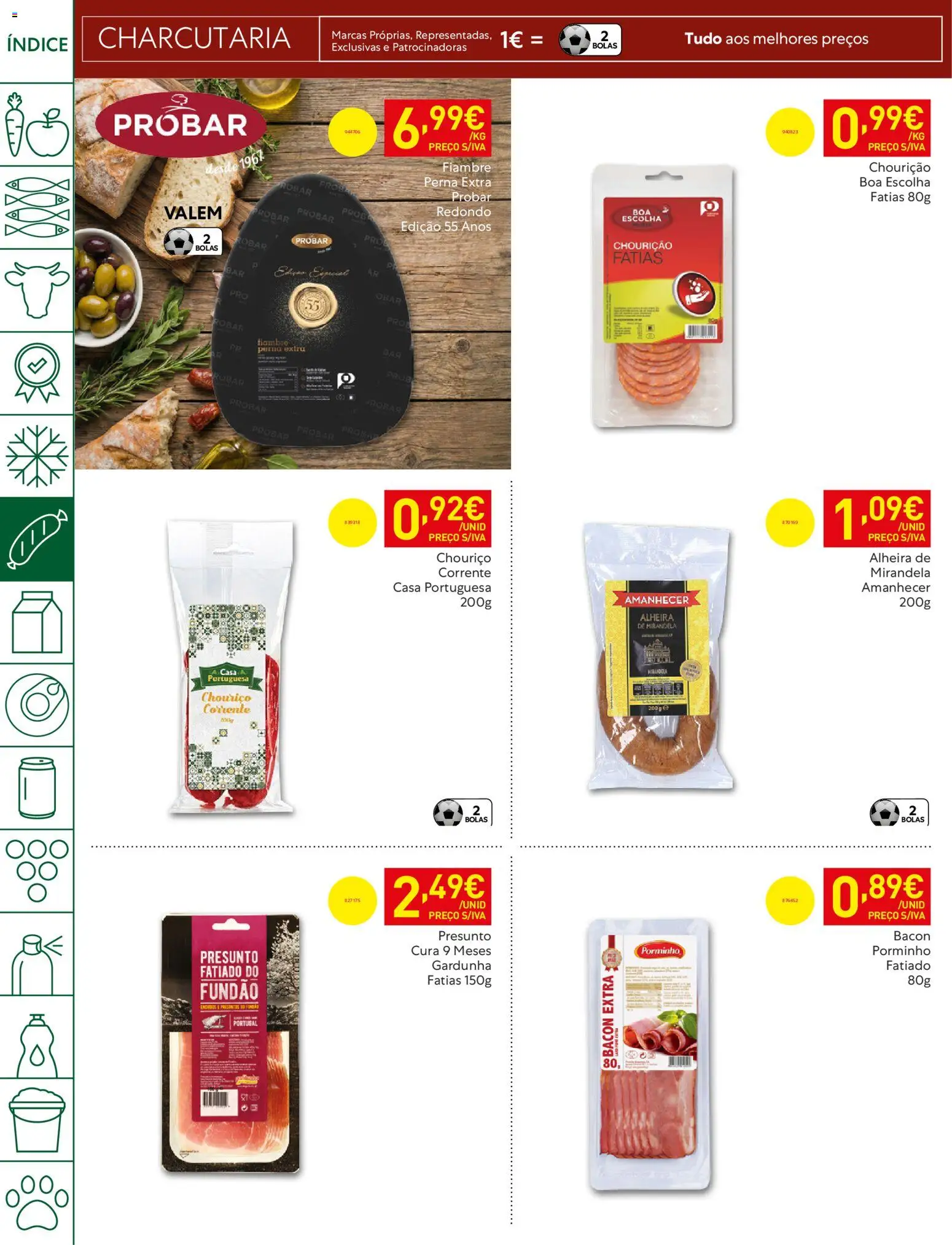 Recheio folheto Madeira │ válido de 05.05.2026 | Página: 14 | Produtos: Bacon, Presunto, Chouriço, Alheira