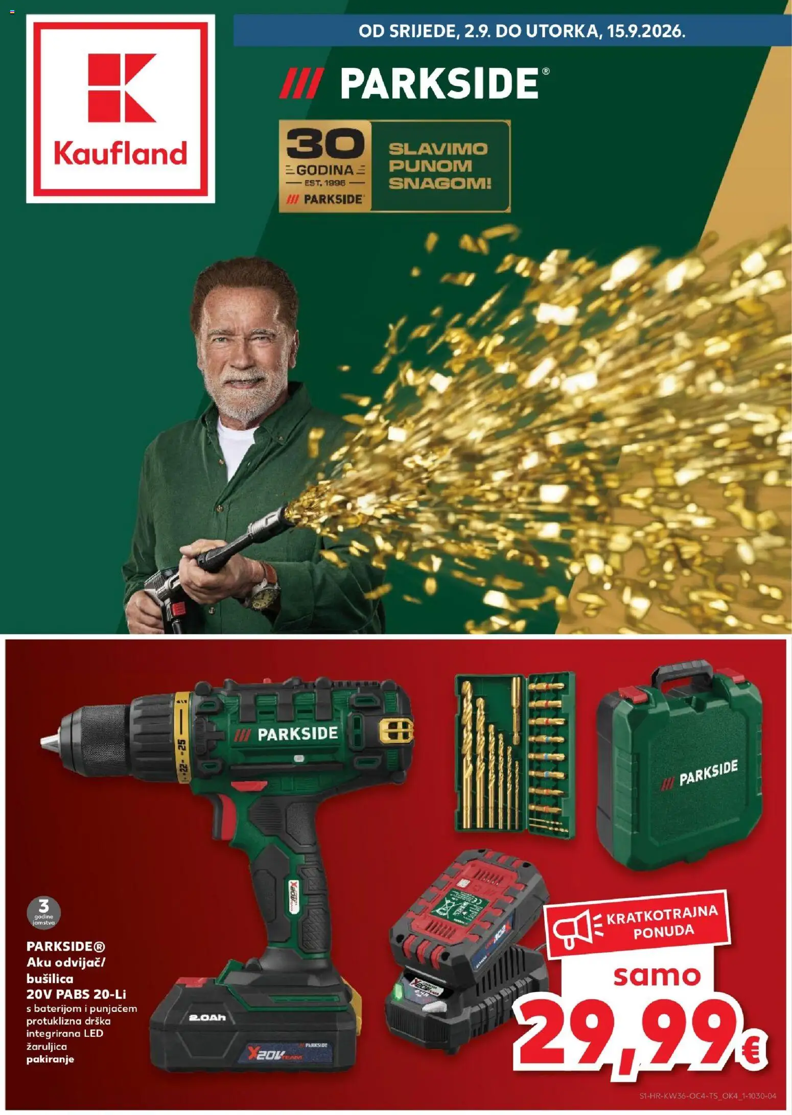 Kaufland katalog | vrijedi od 02.09.2026 | Stranica: 1 | Proizvodi: Led, Bušilica, Parkside