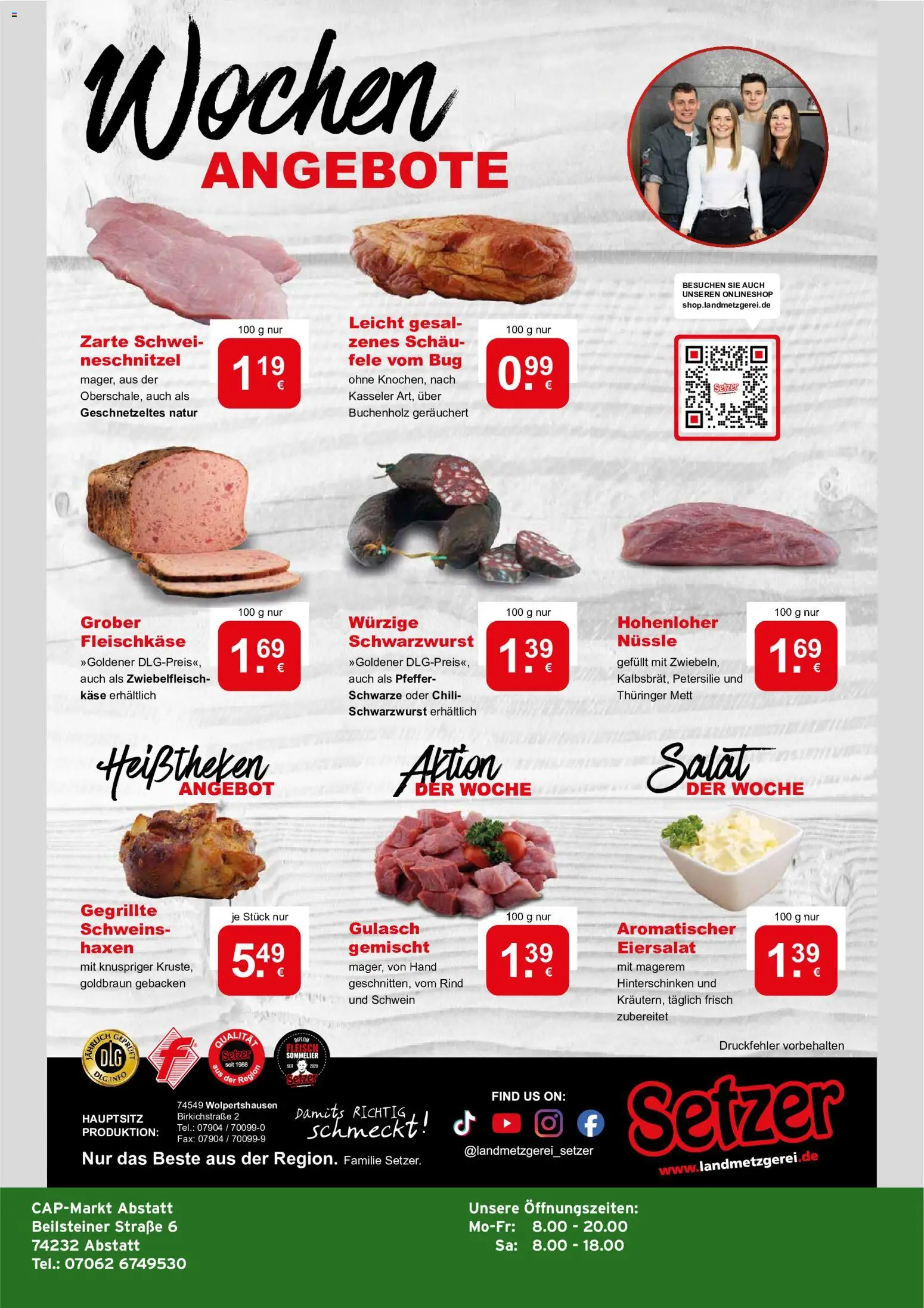 CAP Markt Prospekt – gültig ab 19.10.2026 | Seite: 4 | Produkte: Käse, Gulasch, Chili, Petersilie