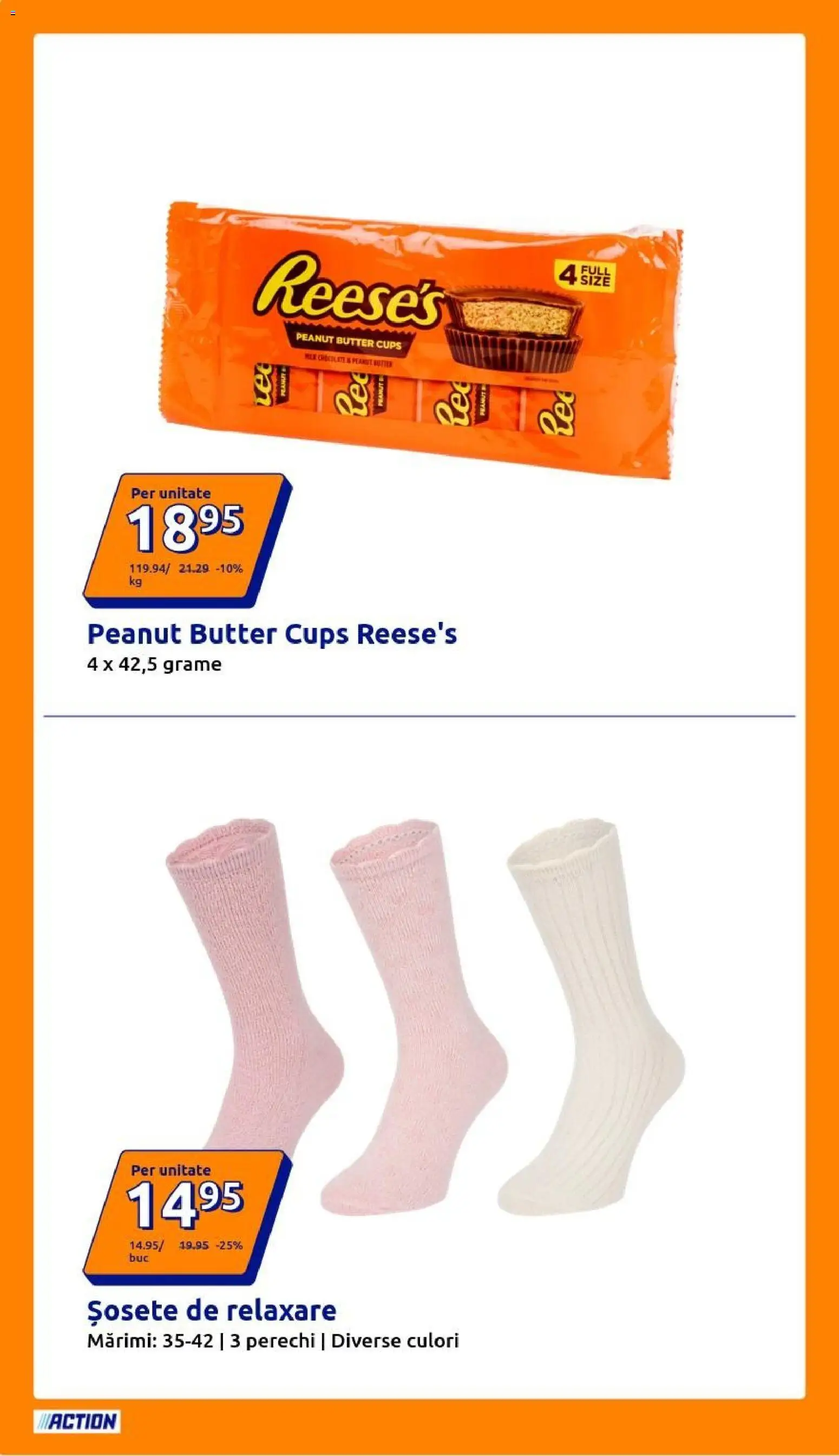 Noul catalog ACTION – valabil de la 14.10.2026 | Pagină: 18 | Produse: Șosete