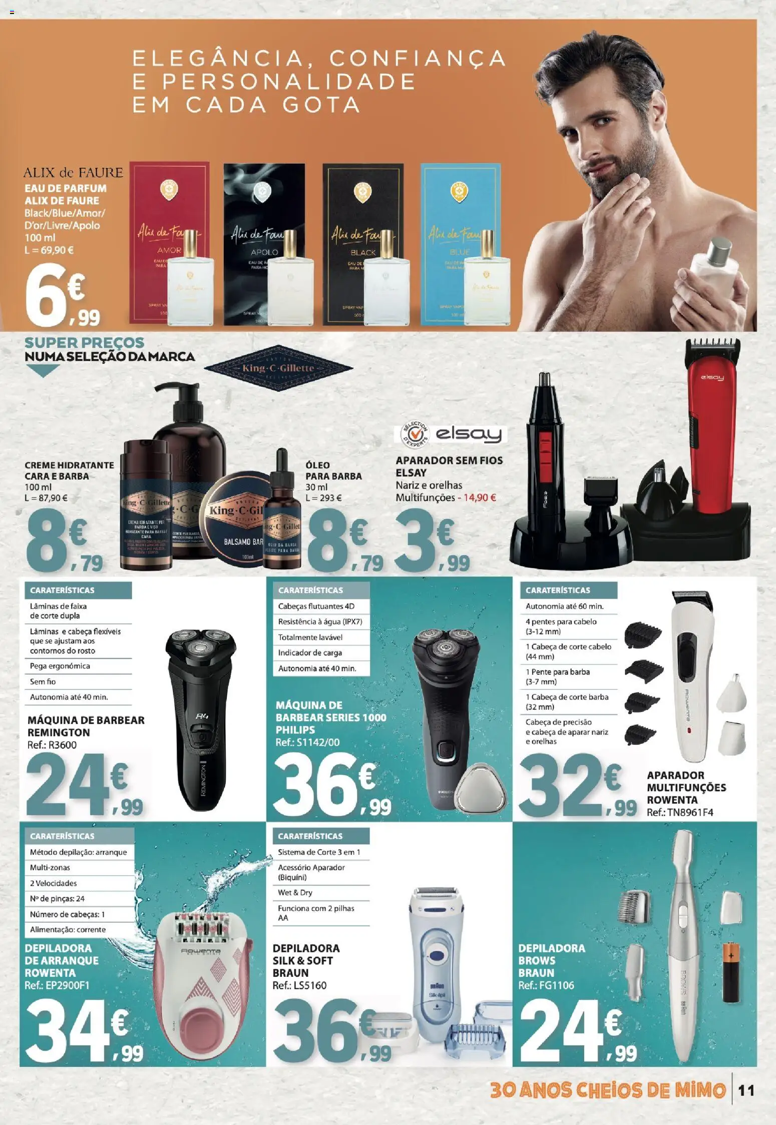 E.Leclerc Especial Beleza │ válido de 30/06/2026 | Página: 11 | Produtos: Agua, Biquíni, Pilhas, Óleo