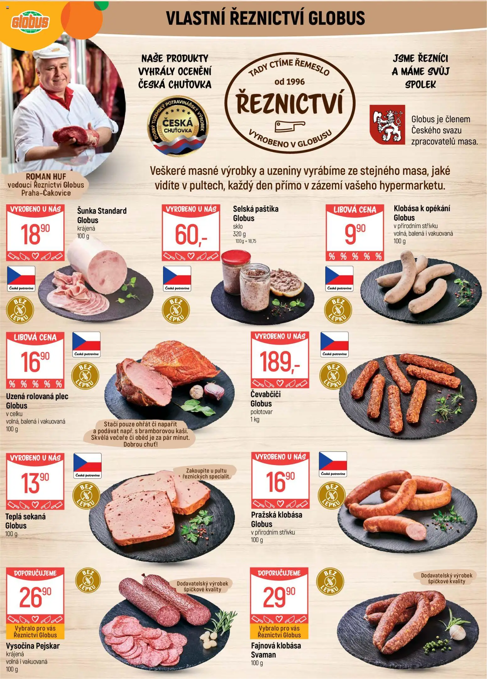 Globus leták od 17.06.2026 | Strana: 5 | Produkty: Globus, Sekaná, Klobása, Paštika