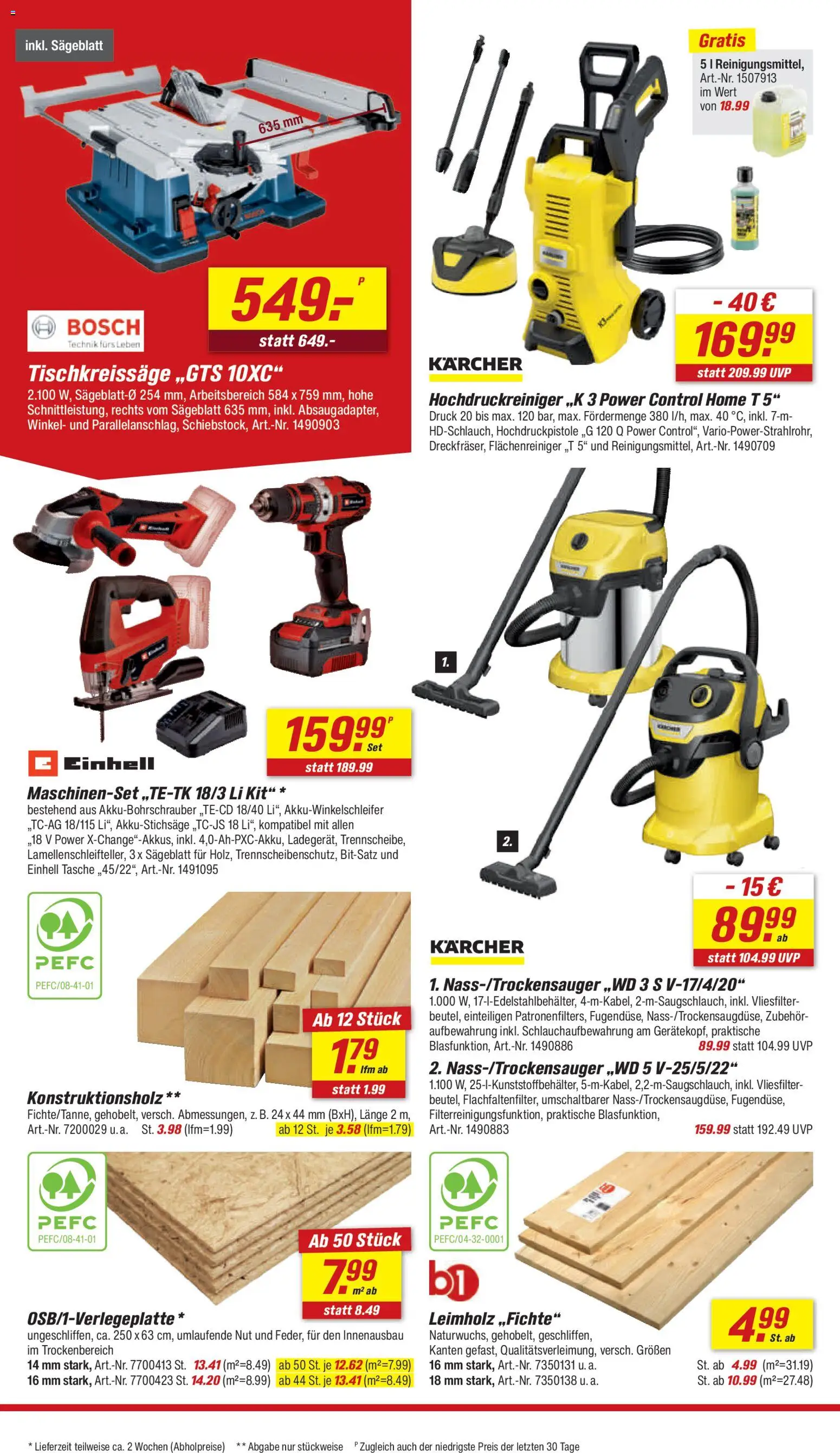 Toom Baumarkt Prospekt – gültig ab 25.07.2026 | Seite: 10 | Produkte: Bosch, Tasche, Hochdruckreiniger