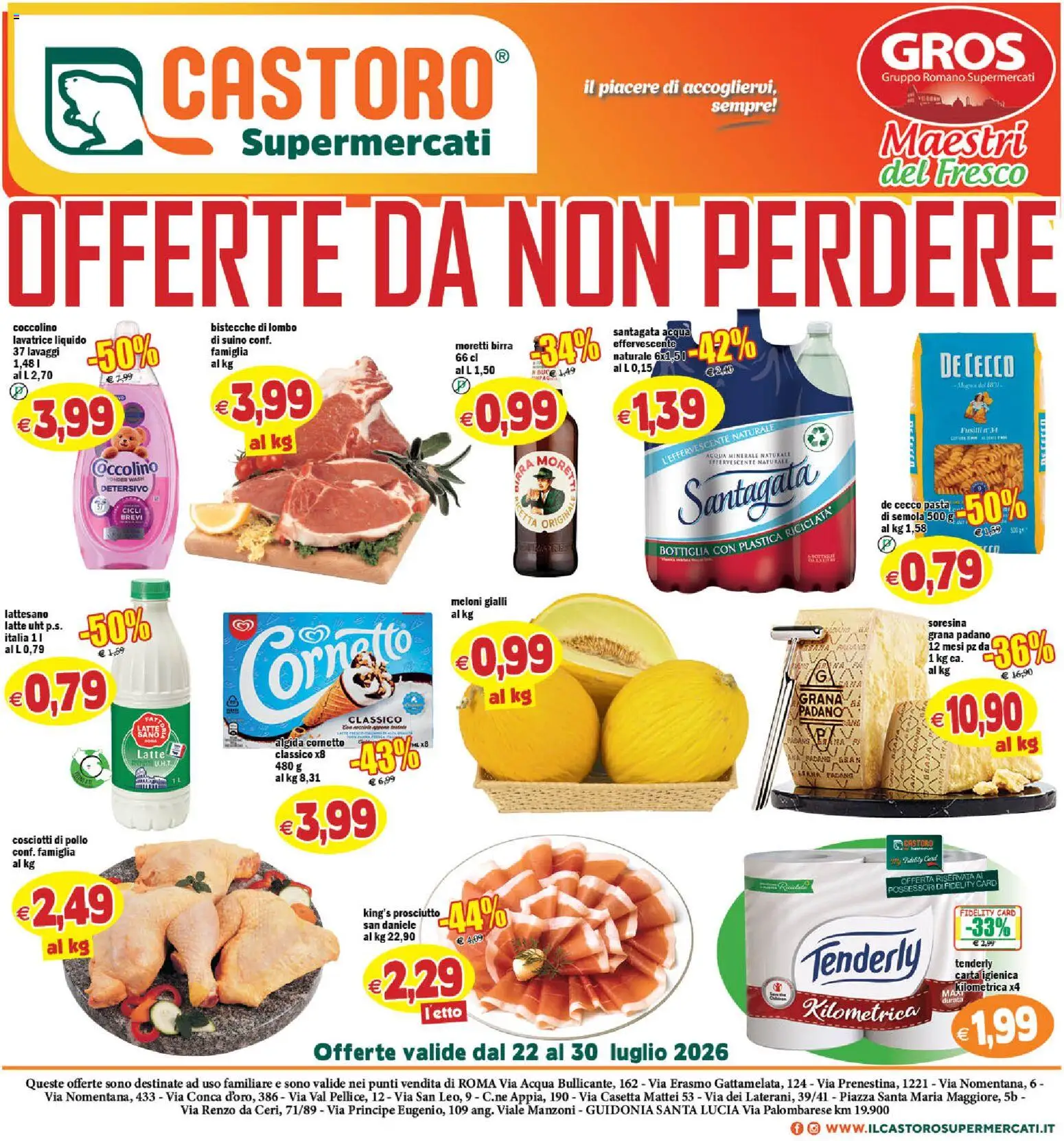 Volantino Il Castoro del 22/07/2026 | Pagina: 1