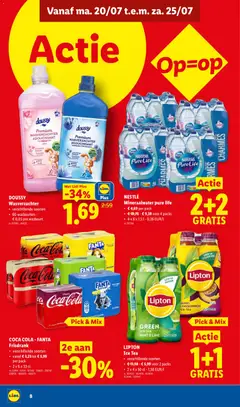 COCA COLA - FANTA Frisdrank, Frisdrank, verschillende soorten, 2 x 6 x 33 cl - Voorbeeld van een folder van Lidl, geldig van 20/07/2026 | Pagina: 8